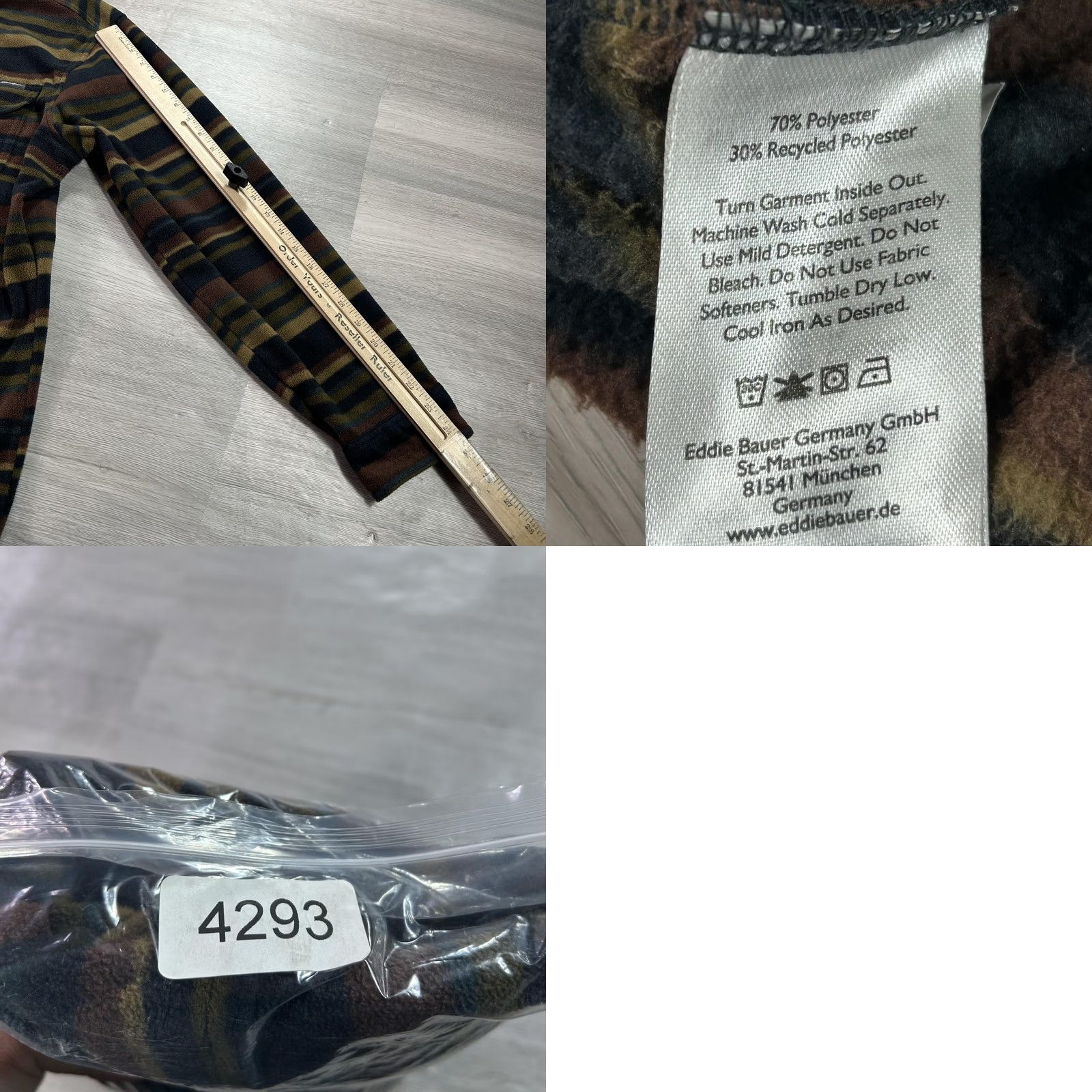 Eddie Bauer Eddie Bauer Shirt Mens Medium Multicolor Striped Fleece Button Up Outdoor Size US M / EU 48-50 / 2 - 8 Thumbnail