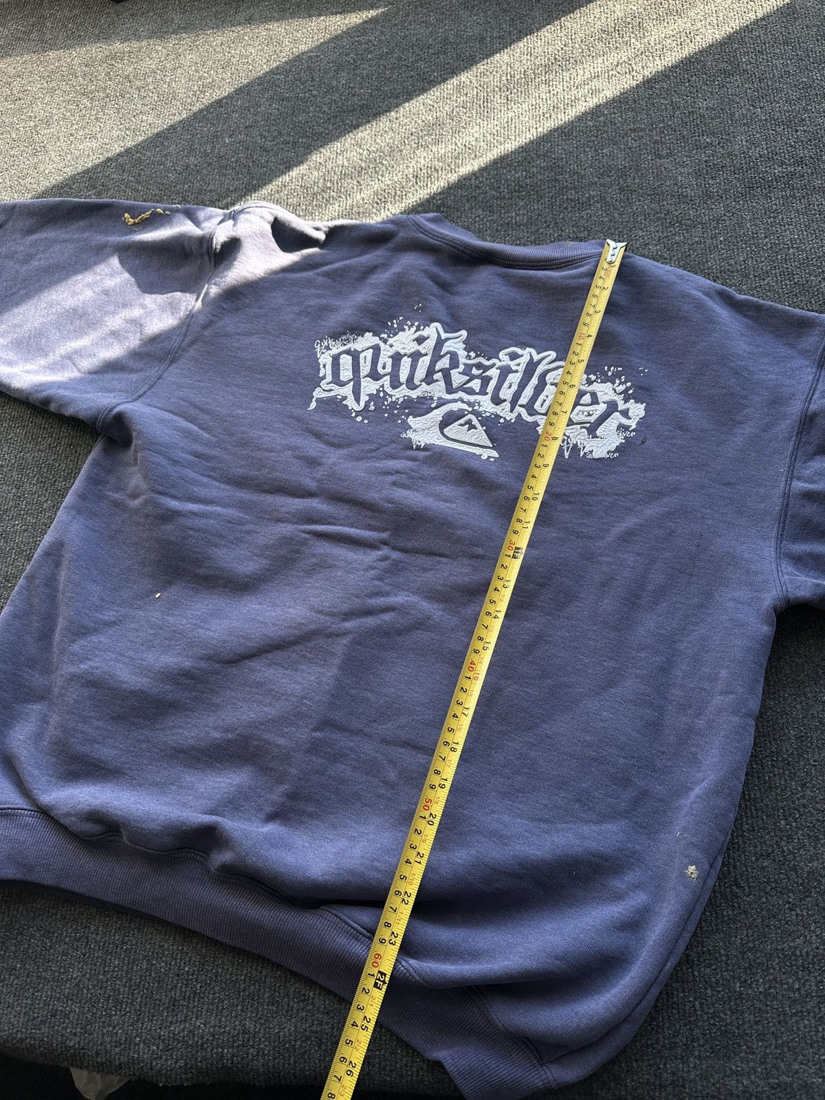 Quiksilver ARCHIVE🚨 VNTG QUIKSILVER DISTRESSED BIG 3D LOGO SWEATSHIRT Size US L / EU 52-54 / 3 - 18 Thumbnail