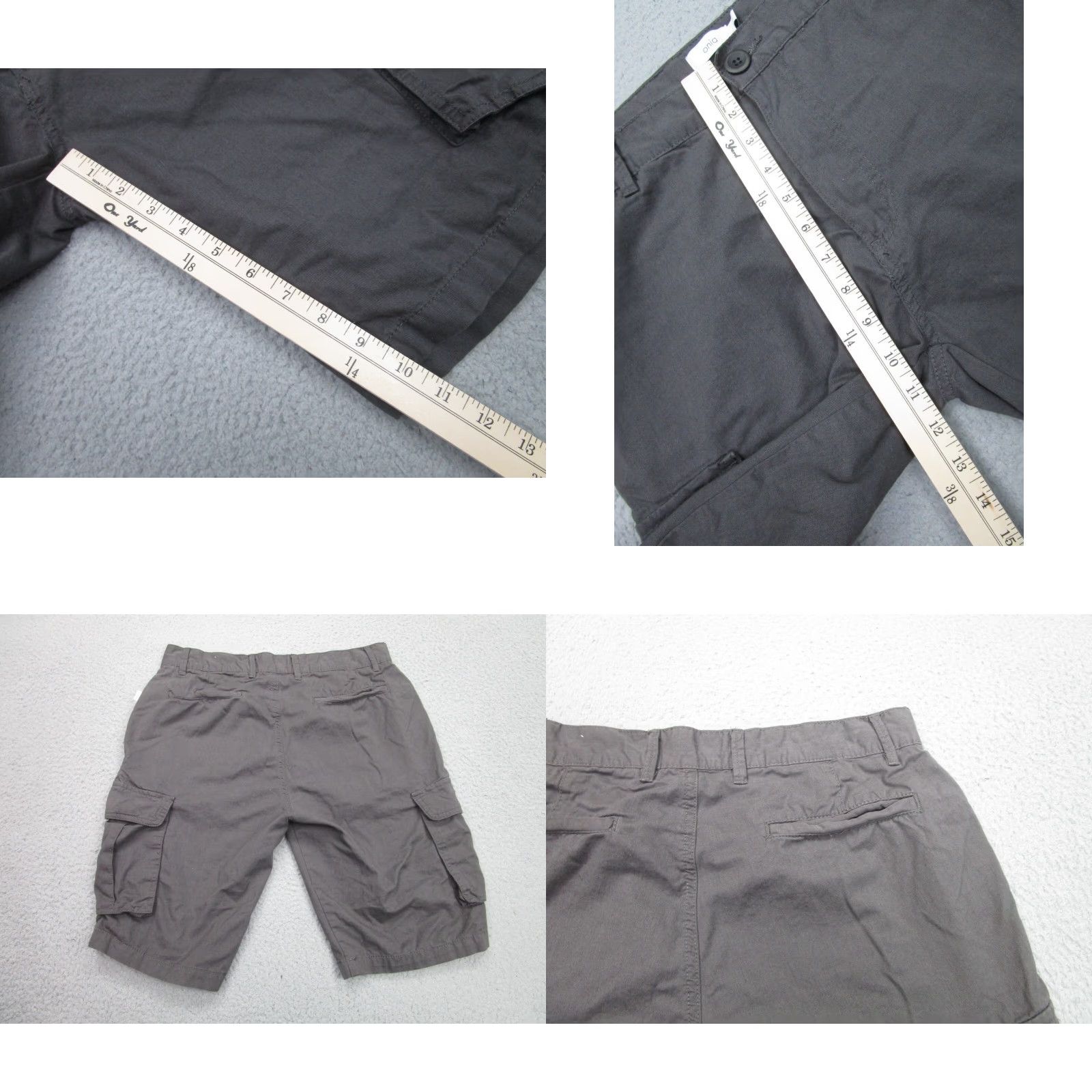 Onia VINTAGE Onia Cargo Shorts Mens 32 Gray Twill Cargo Short Military Preppy Army Outdoor Workwear Casual Size US 32 / EU 48 - 8 Thumbnail