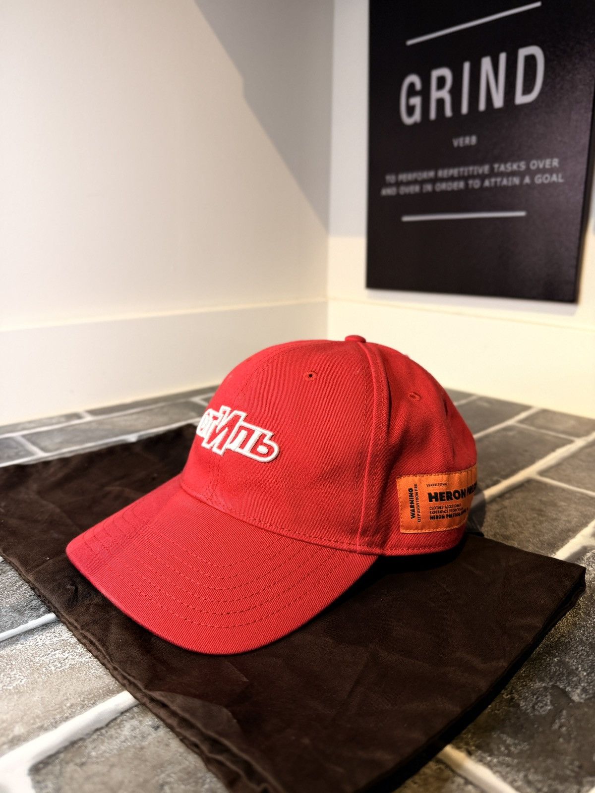 Heron Preston Heron Preston ‘Ctnmb’ Red Sports Cap Size ONE SIZE - 1 Thumbnail