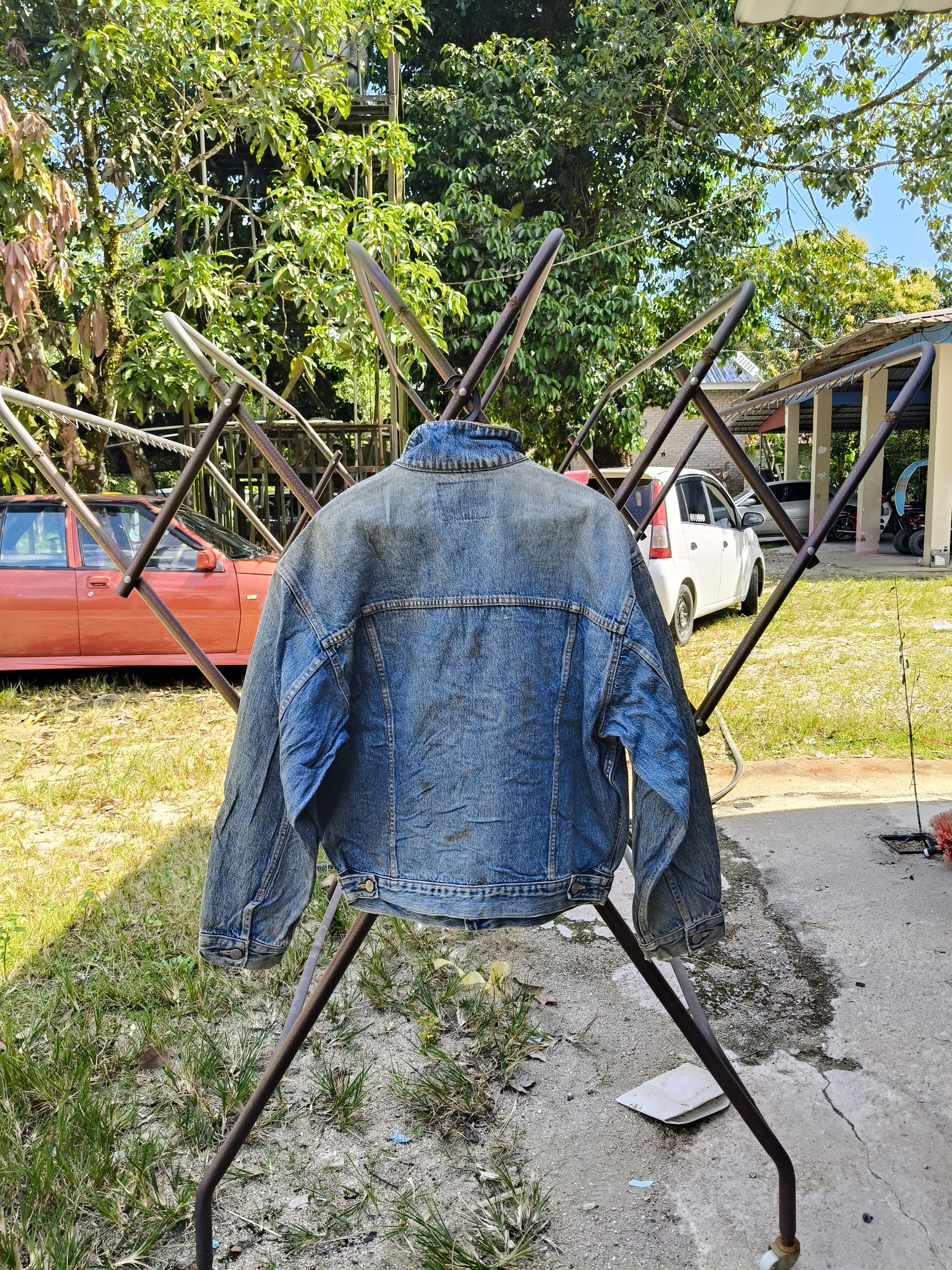 Big John Vintage Big John Distressed Denim Jacket Size US L / EU 52-54 / 3 - 2 Thumbnail