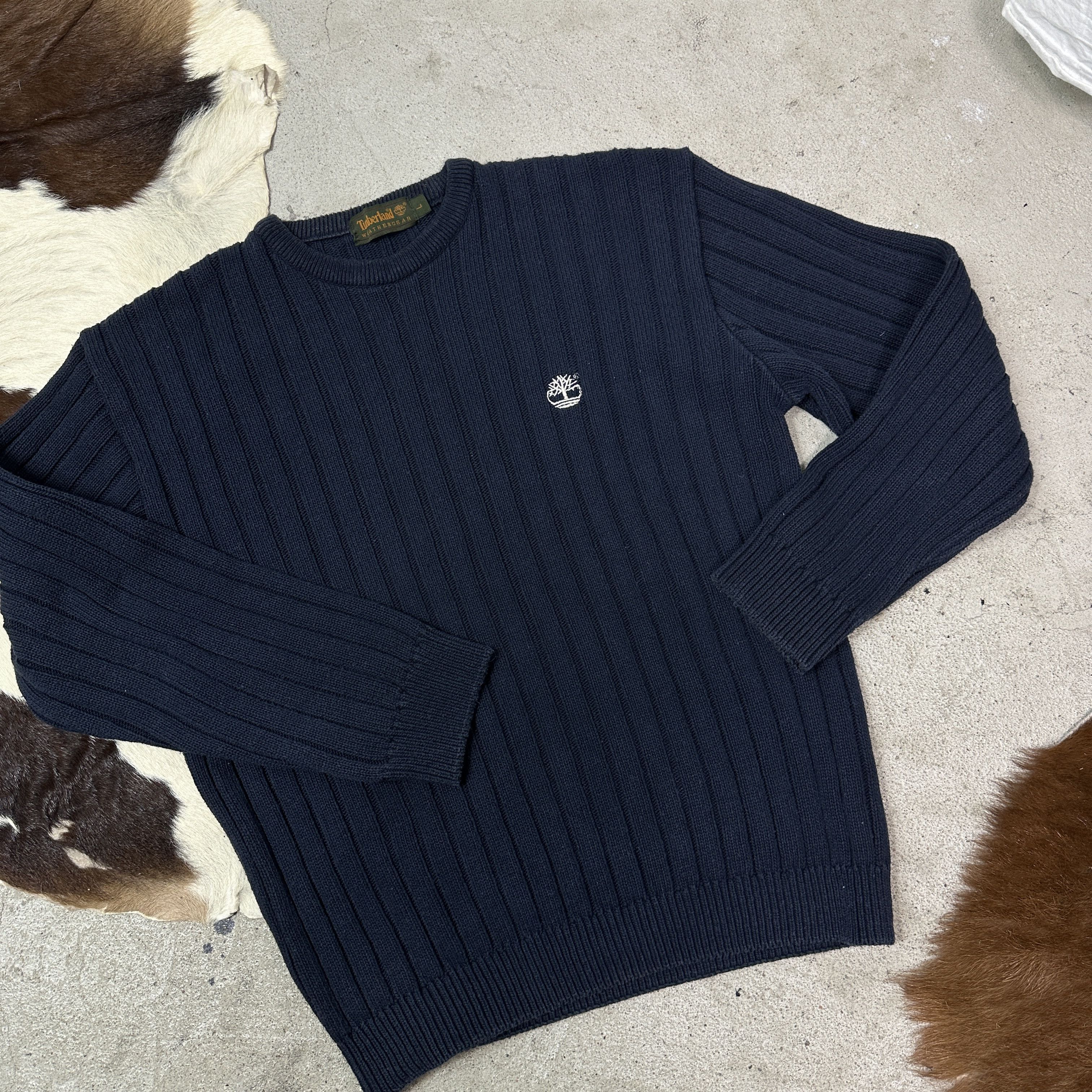 Timberland Vintage Streetwear Gorpcore Pleated Timberland Sweater Y2K Size US L / EU 52-54 / 3 - 5 Thumbnail