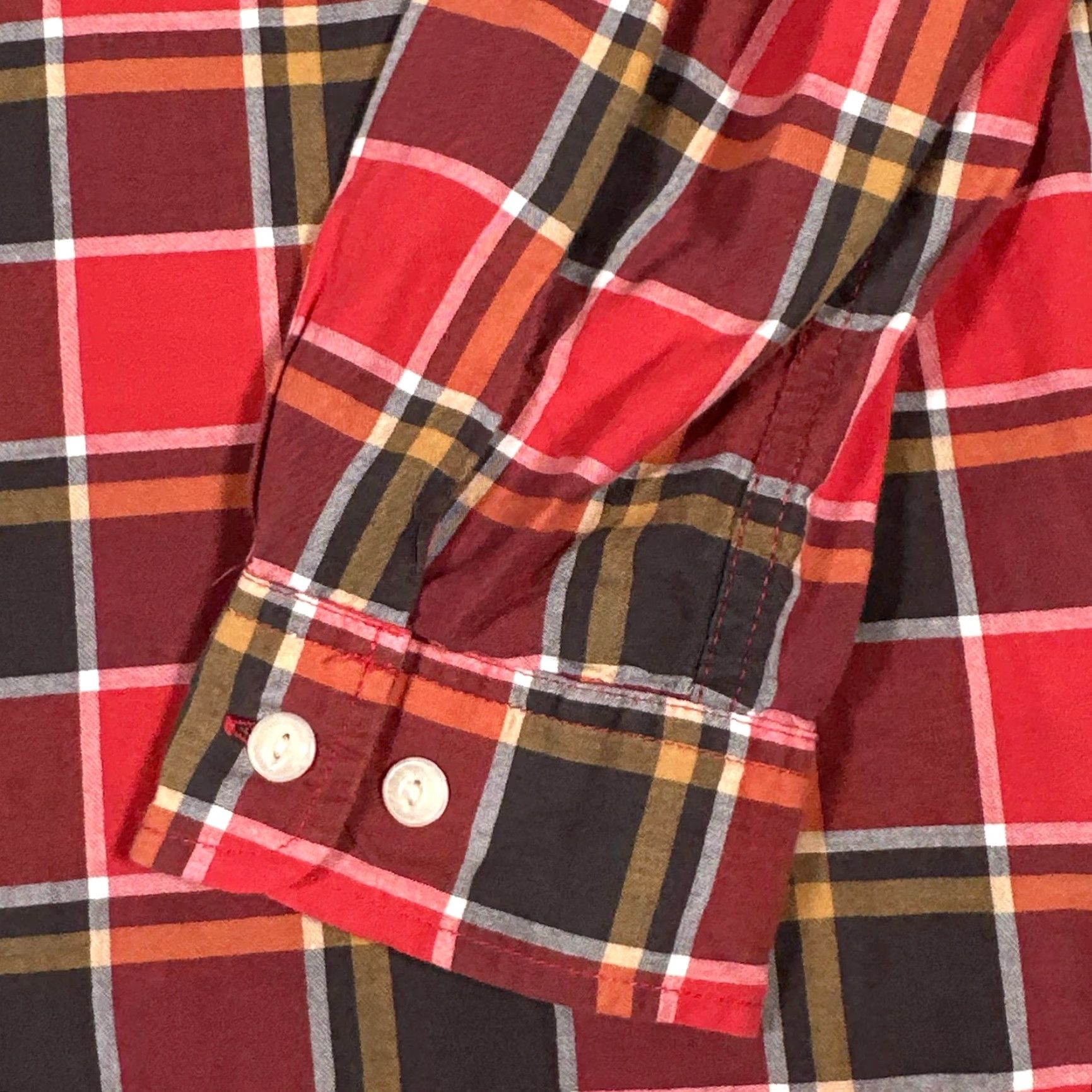 Vintage VINTAGE Denim & Supply Ralph Lauren Shirt Mens Large Red Plaid Long Sleeve Button-Down Size US L / EU 52-54 / 3 - 5 Thumbnail