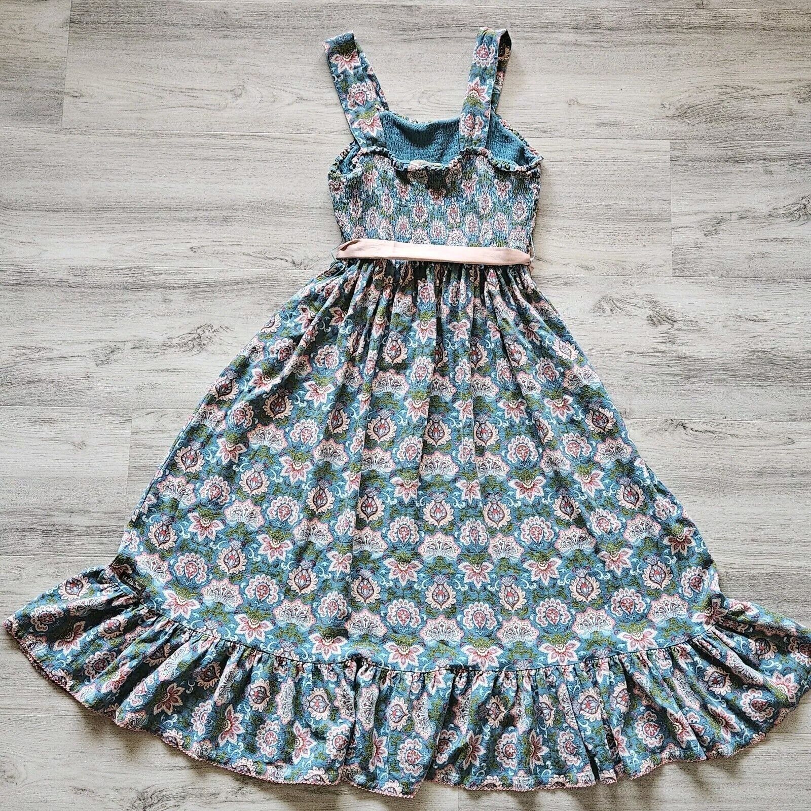 Designer Matilda Jane Hummingbird Sun Dress Womens S Smocked Enchante Size S / US 4 / IT 40 - 7 Thumbnail