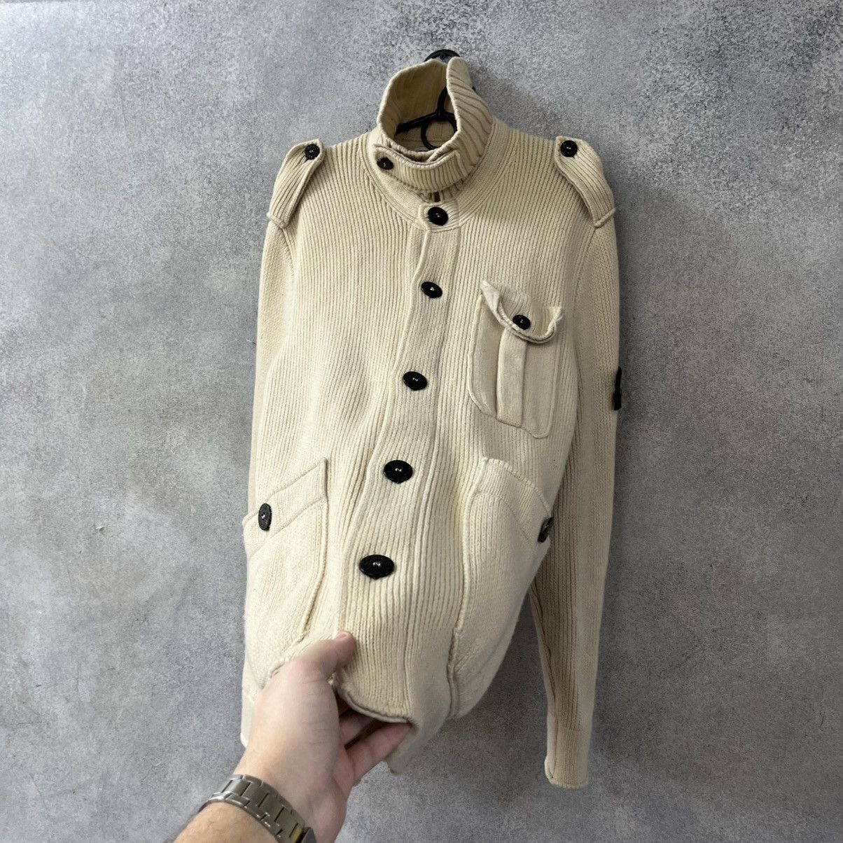 Stone Island Stone Island Cardigan Knit Wool Sweater Jacket Size XL Size US XL / EU 56 / 4 - 11 Thumbnail