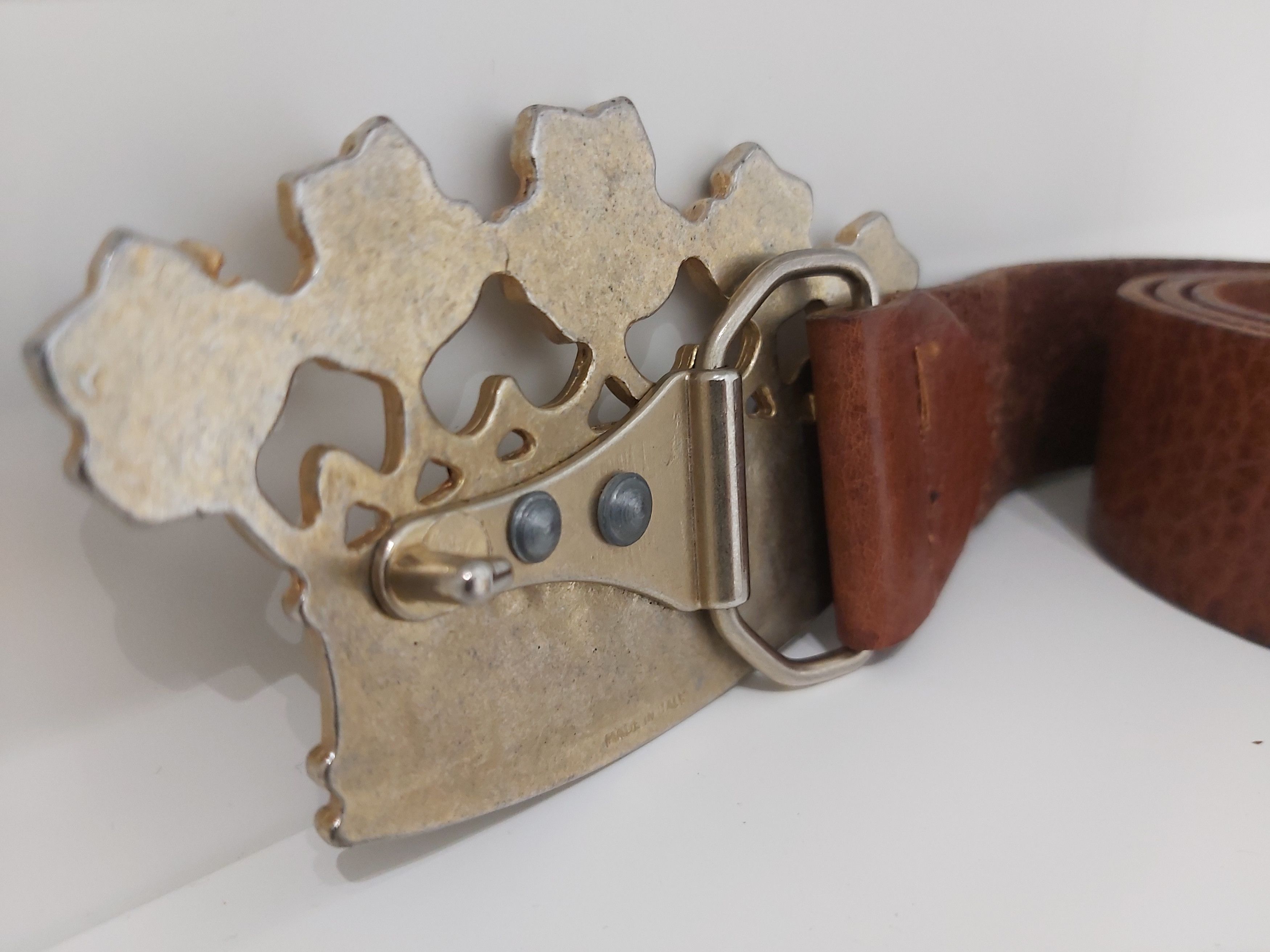 Other Y2K Denny Rose belt. Large crown crystals leather Italy Size ONE SIZE - 4 Thumbnail