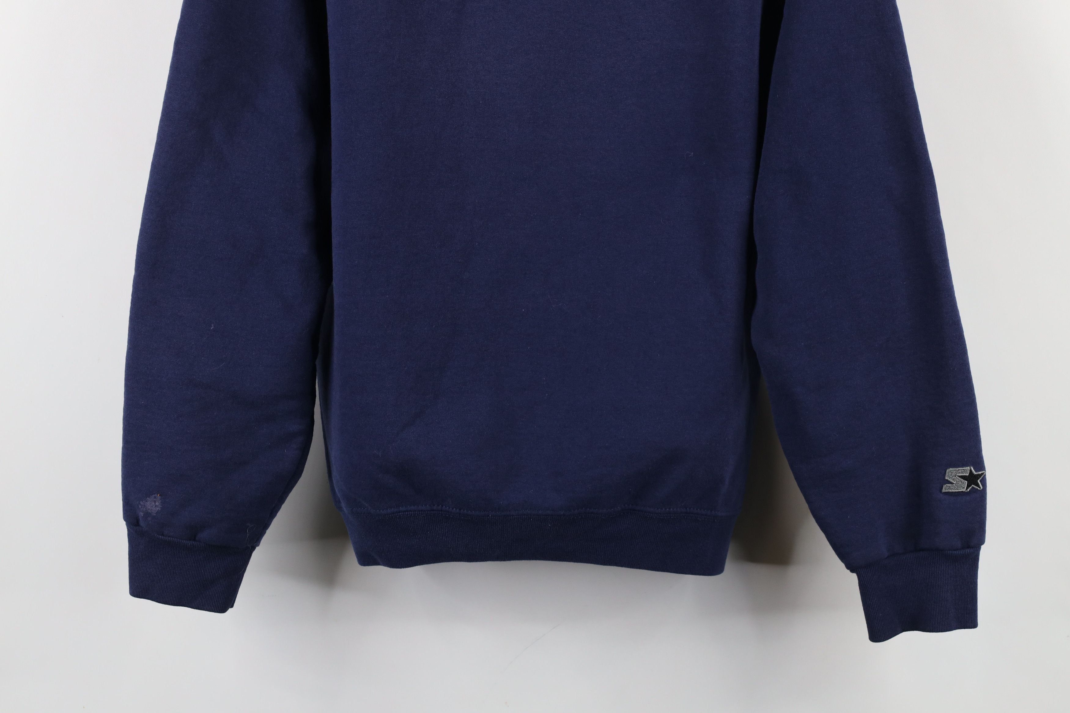 Starter × Vintage Vintage 90s Starter Spell Out Crewneck Sweatshirt Blue Size US M / EU 48-50 / 2 - 3 Thumbnail