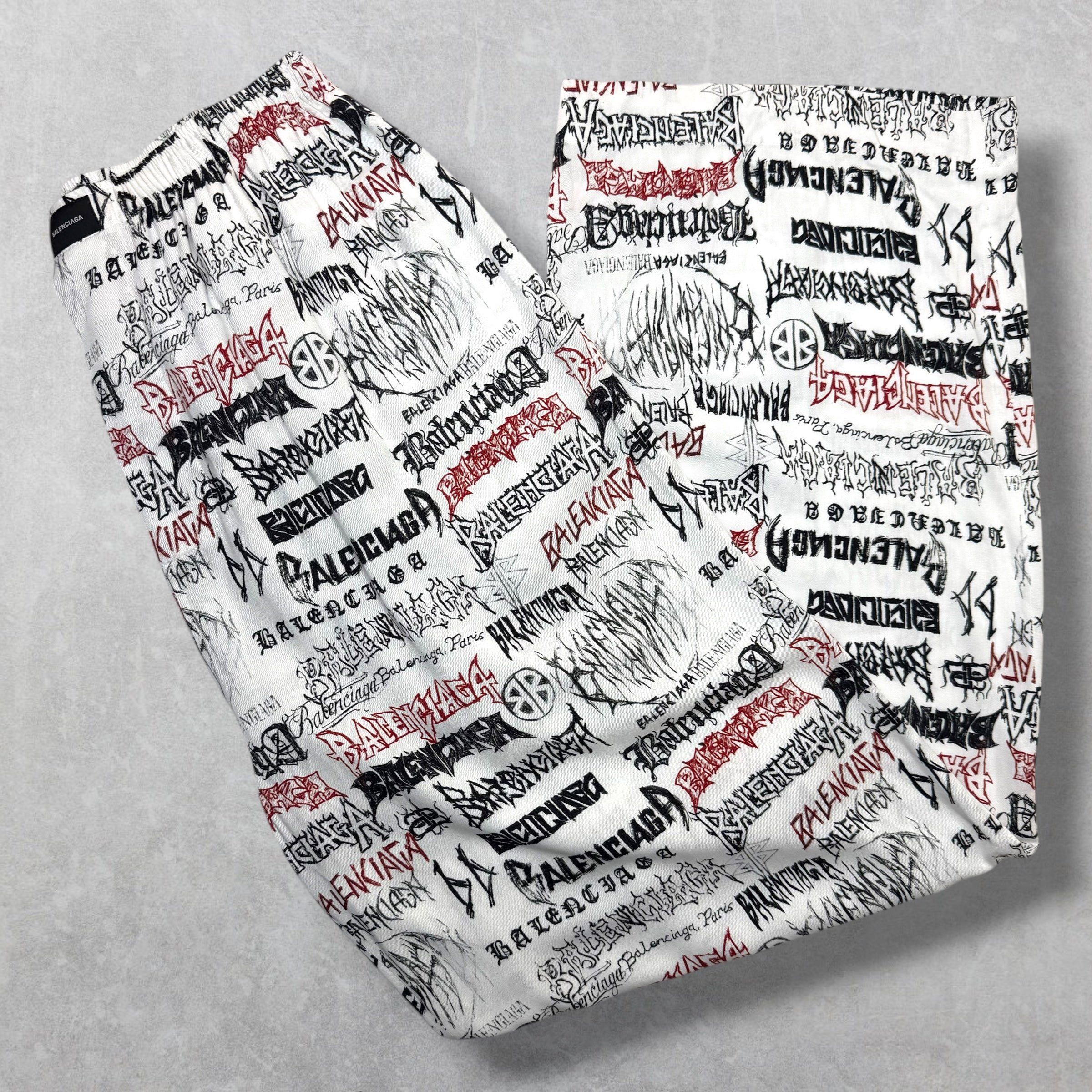 Balenciaga Balenciaga DIY Metal Allover Pyjama Pants M Size US M / EU 48-50 / 2 - 1 Thumbnail