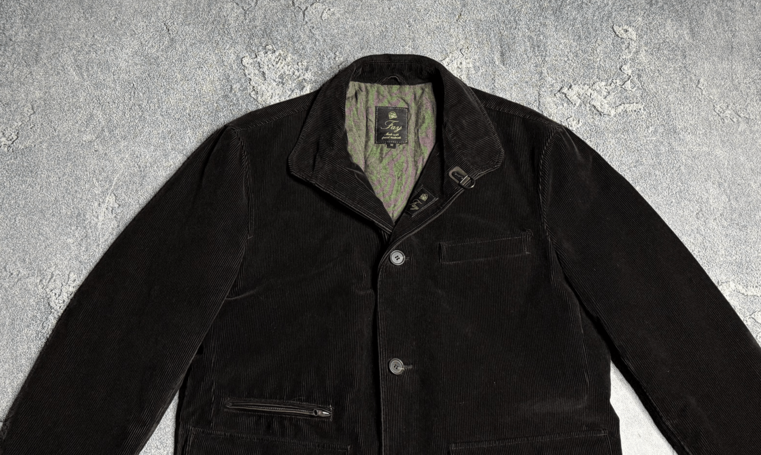 Fay FAY corduroy men's jacket M Size US M / EU 48-50 / 2 - 2 Thumbnail