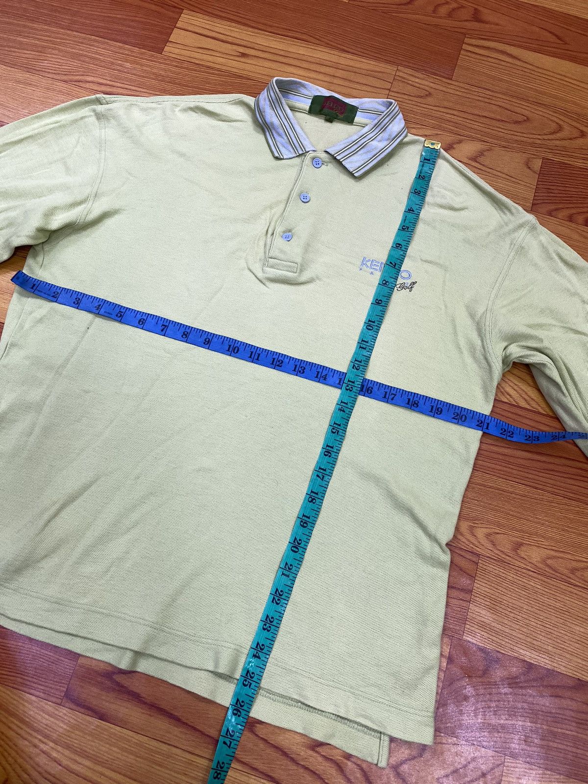 Designer × Kenzo × Vintage Vintage Kenzo Golf Polos Long Sleeve Size US L / EU 52-54 / 3 - 7 Thumbnail