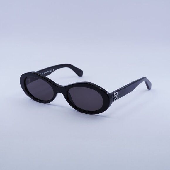 Off-White 🕶️New Off-White OERI13G EDISON 1007 Sunglasses - Black Size ONE SIZE - 1 Thumbnail