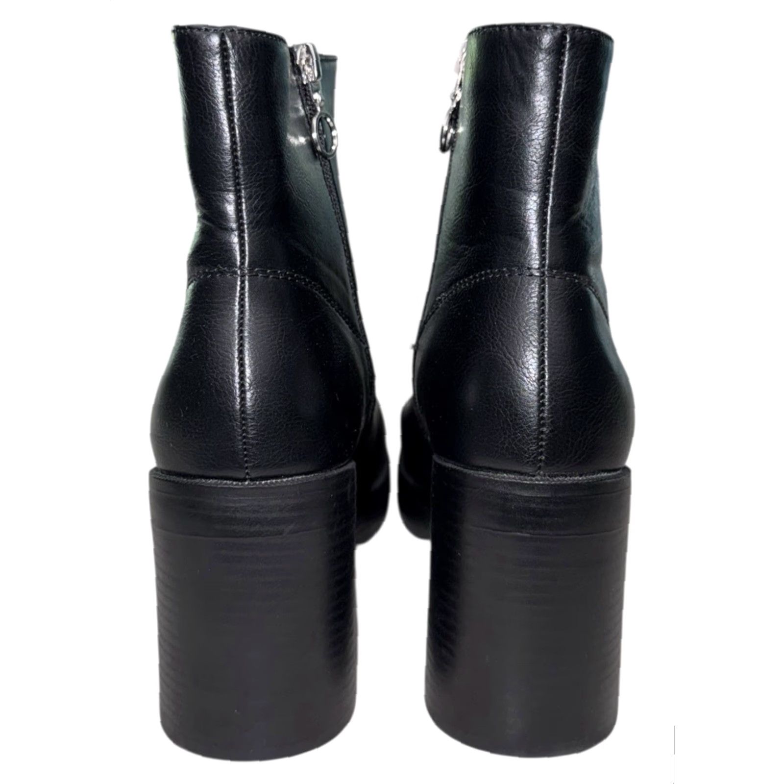 Vintage DIRTY LAUNDRY Groovy Bootie Women Zip Black 9 Size US 9 / IT 39 - 5 Thumbnail