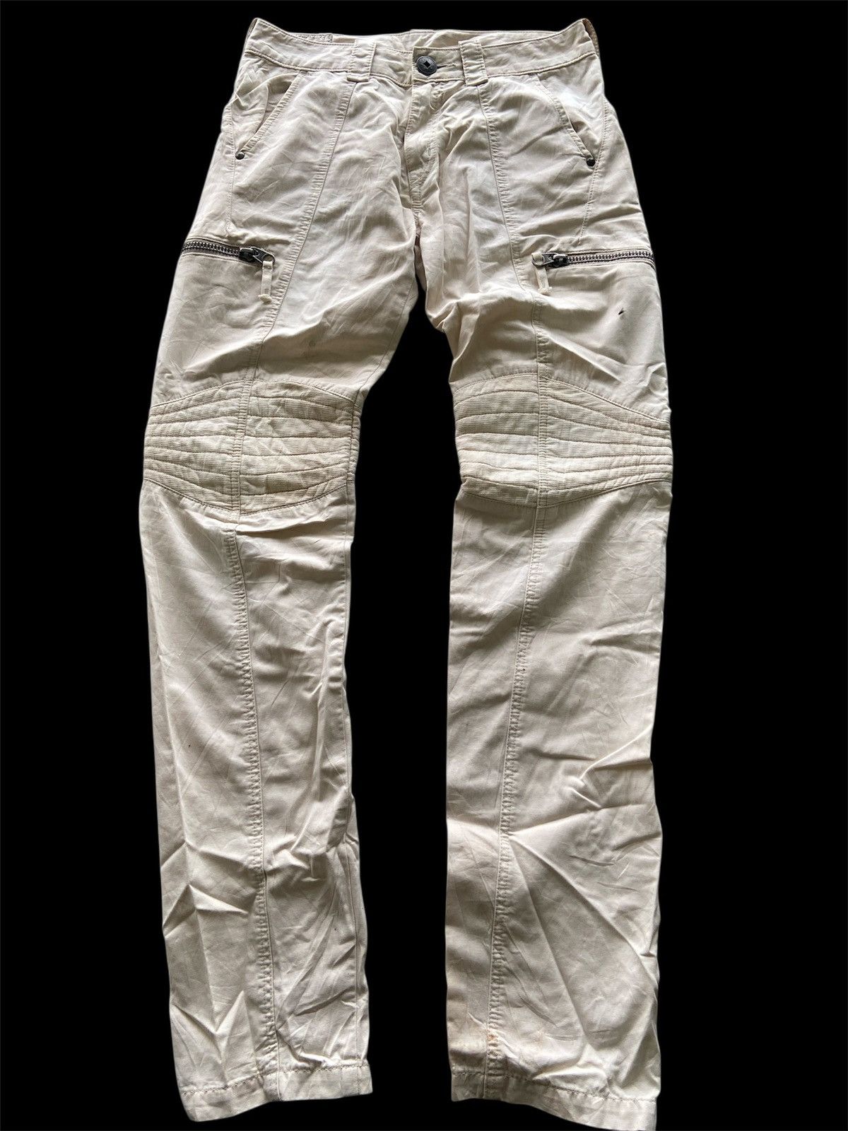 Carol Christian Poell MARITHE FRANCOIS GIRBAUD BIKER MID -RISE SLIM FITS Size US 31 - 1 Thumbnail