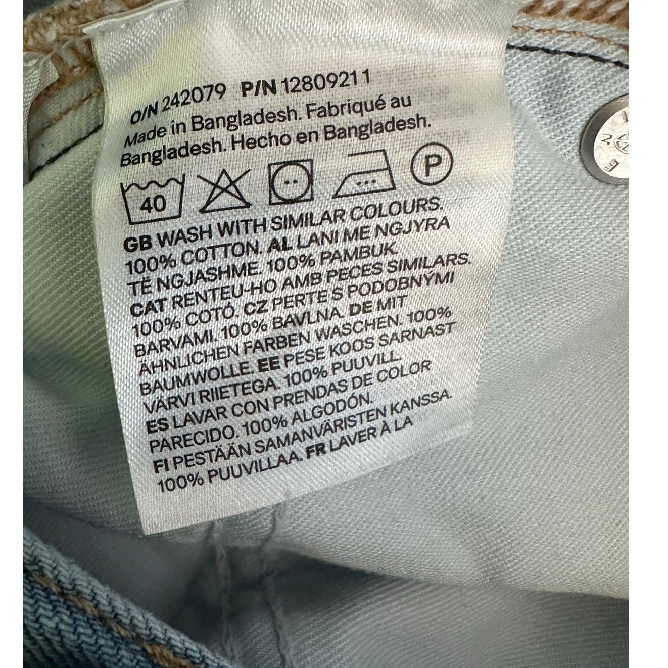 H&M H&M lose fit mud wash wide legs jeans size 30 Size US 30 / EU 46 - 4 Thumbnail