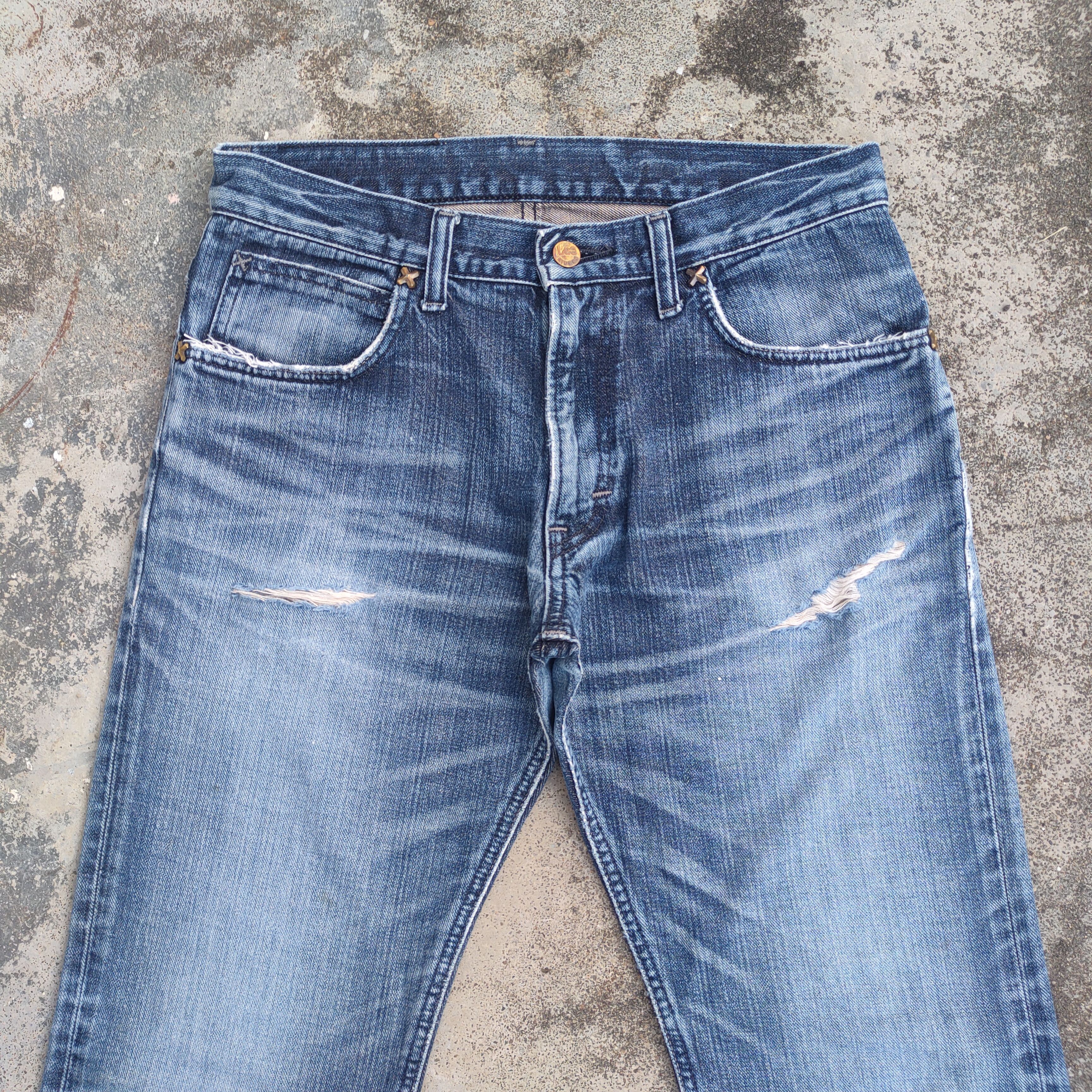 Lee VINTAGE LEE FLARE FADED JEANS DENIM PANTS Size US 31 - 2 Thumbnail