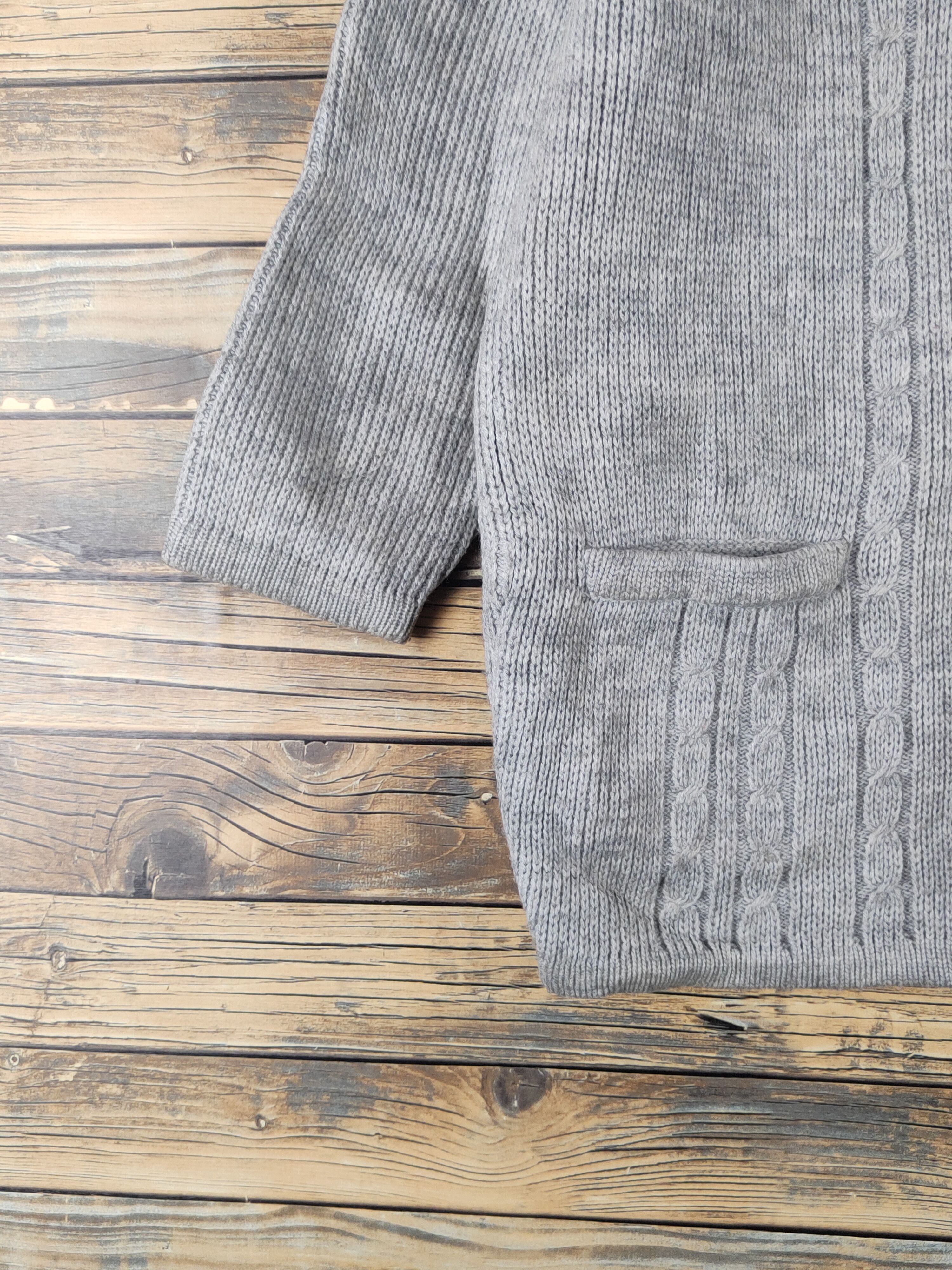 Japanese Brand × Vintage Japanese Brand Gray Knitwear Sweaters #W1773 Size US L / EU 52-54 / 3 - 4 Thumbnail