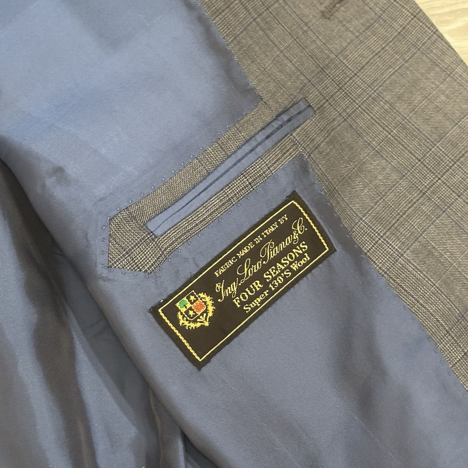 Hickey Freeman Hickey Freeman Loro Piana Suit Men’s 42R Tasmanian Super 130 Size 42R - 5 Thumbnail