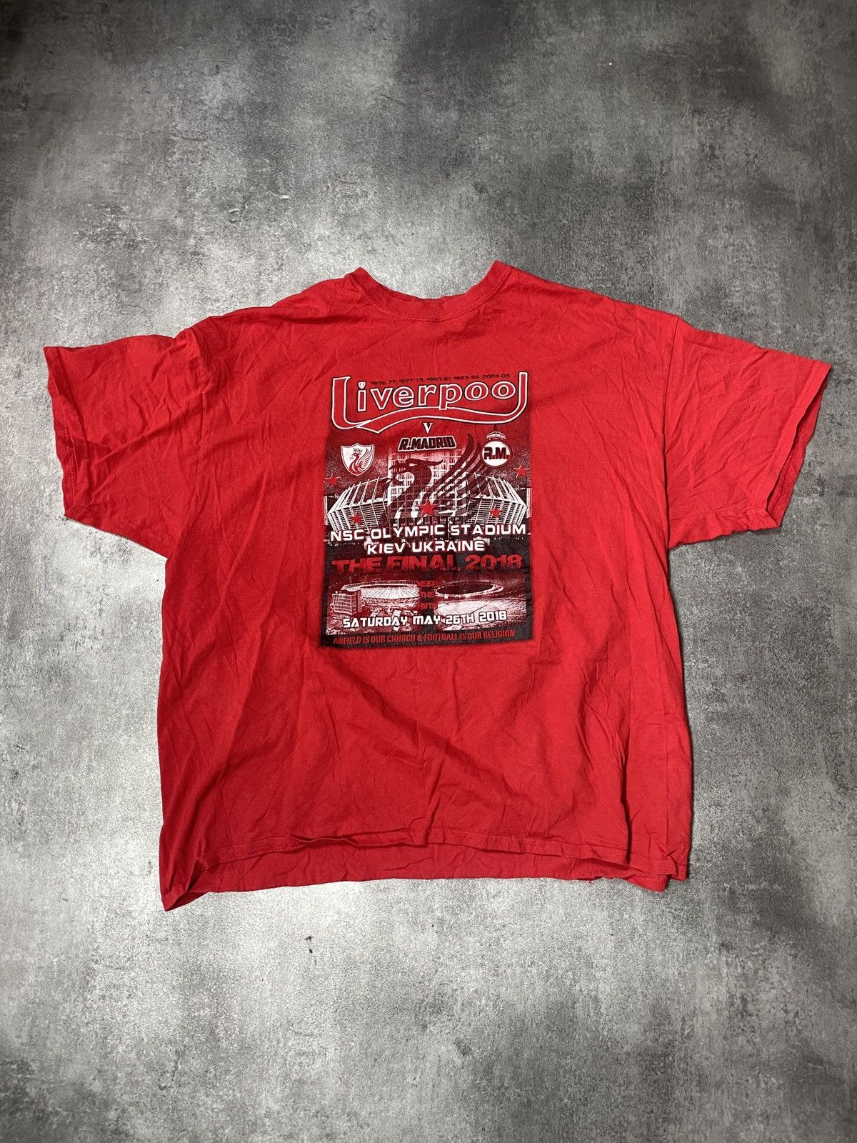 Vintage 🔥RARE🔥Liverpool Vintage Tee Kiev Ukraine y2k Soccer Rare Size US XXL / EU 58 / 5 - 2 Thumbnail