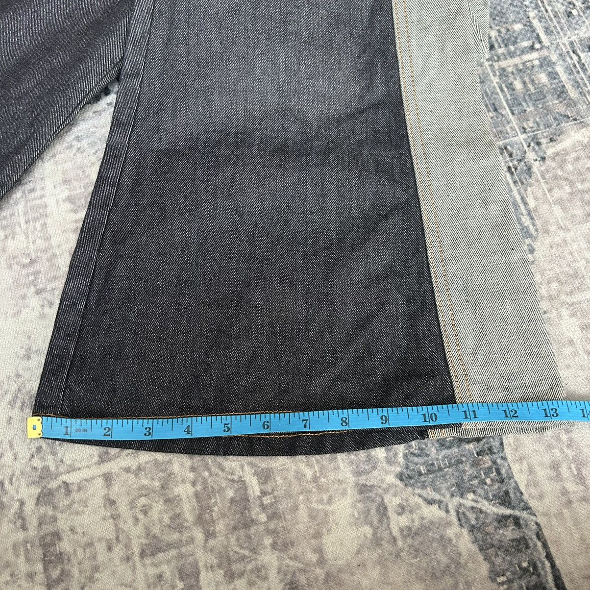 Japanese Brand Super Flared Rockstar Punk Jeans Size US 28 / EU 44 - 22 Thumbnail