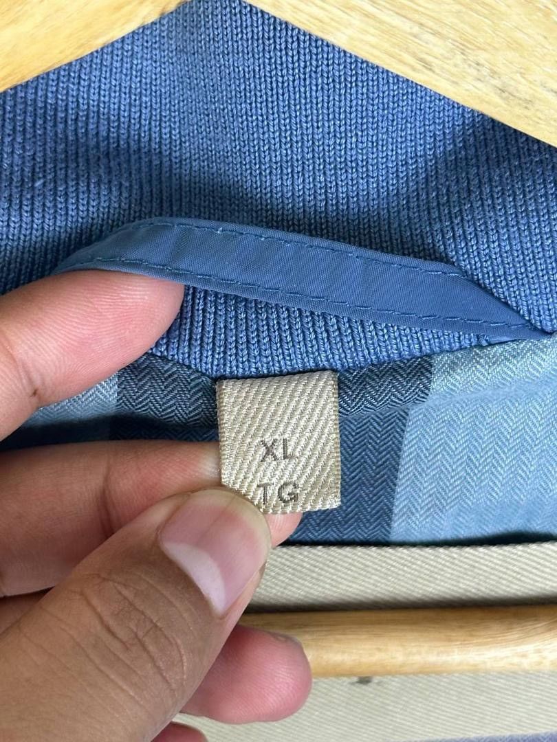 Burberry × Designer Burberry Brit Zip Up Light Bomber Jacket (PIT 23.5) Size US M / EU 48-50 / 2 - 10 Thumbnail