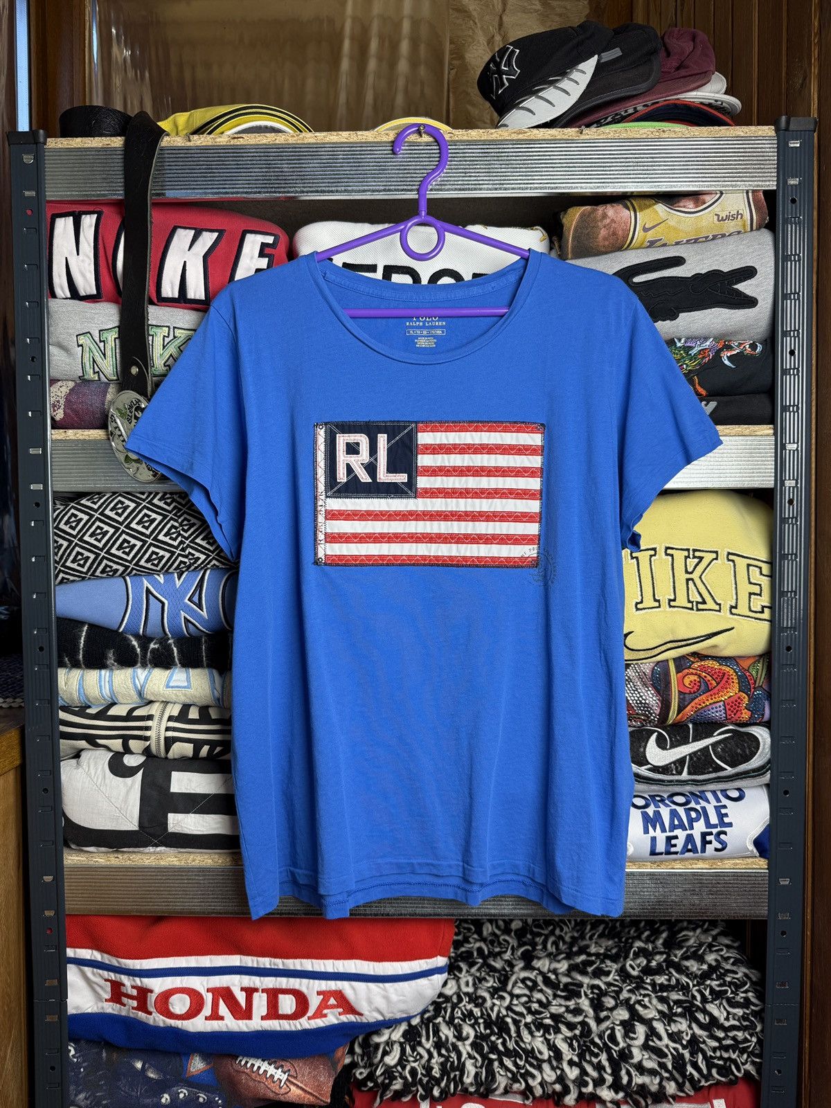 Polo Ralph Lauren Polo Ralph Lauren USA Flag Tee Size XL / US 12-14 / IT 48-50 - 1 Thumbnail