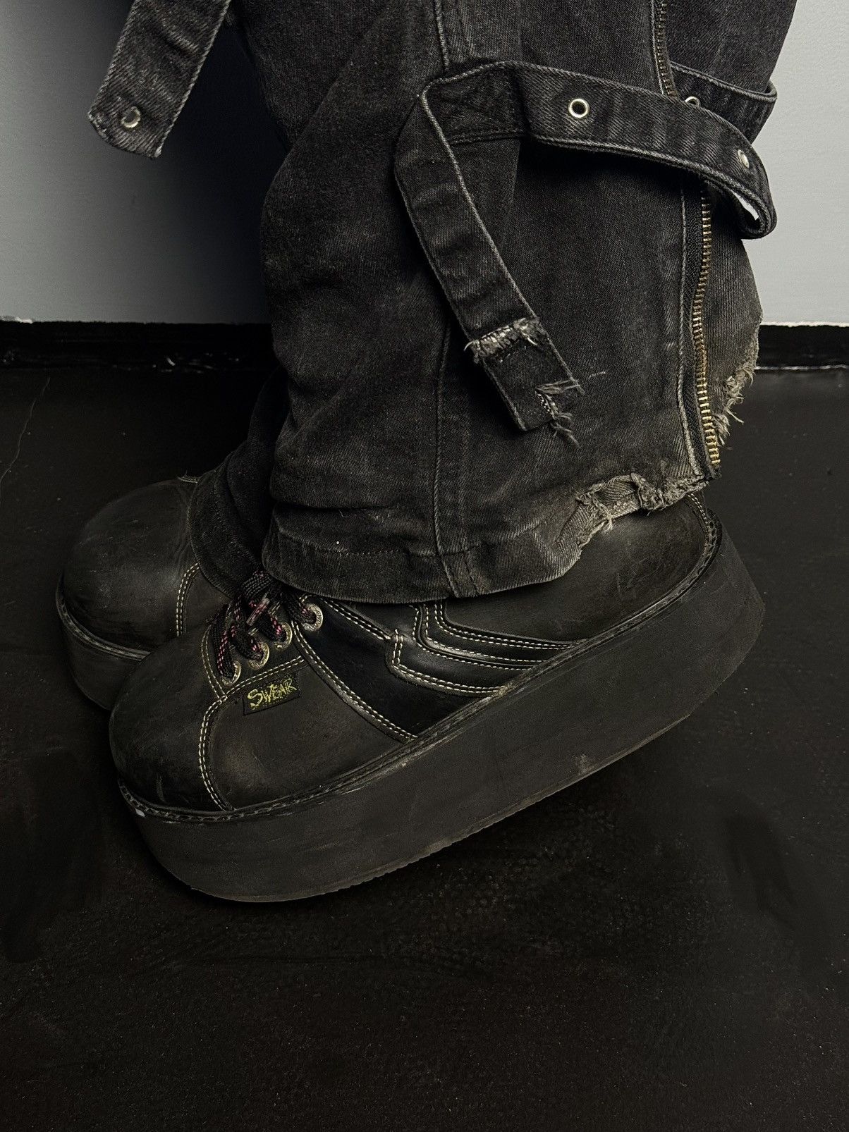 SWEAR London Vintage Swear Alternative Truck Platform Shoes Size US 9 / EU 42 - 7 Thumbnail