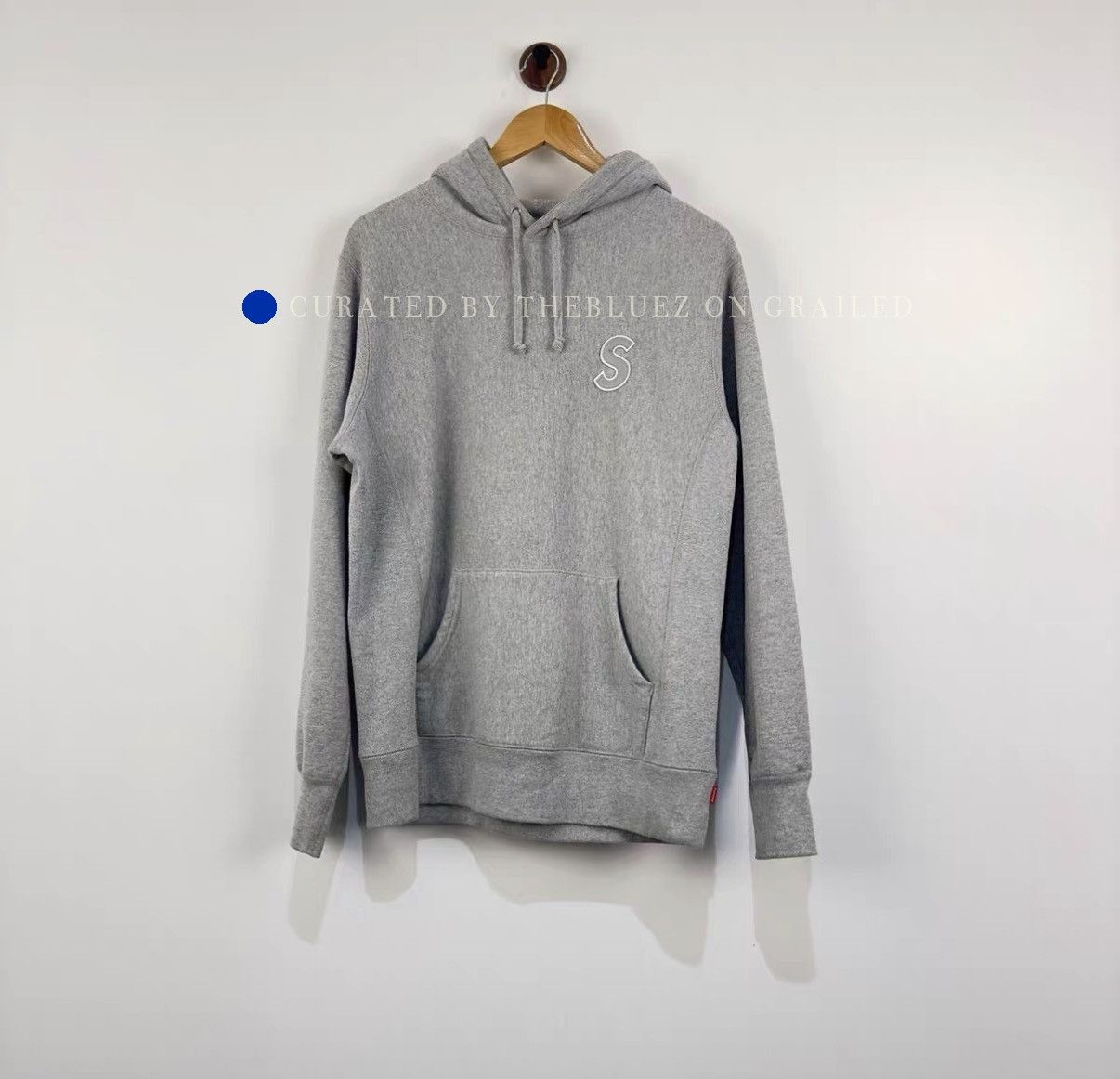 Supreme Reflective Logo Gray Hoodie Size US M / EU 48-50 / 2 - 1 Thumbnail