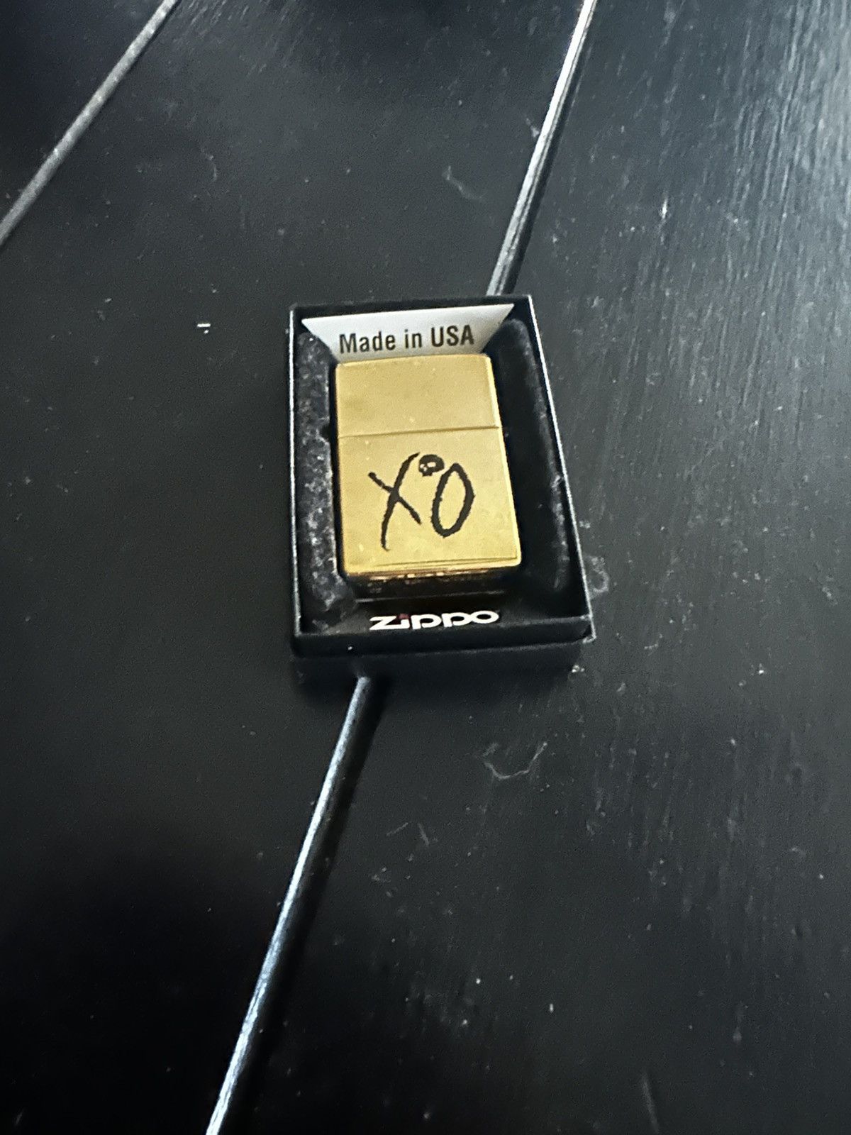 The Weeknd × XO After Hours Gold Zippo Size ONE SIZE - 1 Thumbnail