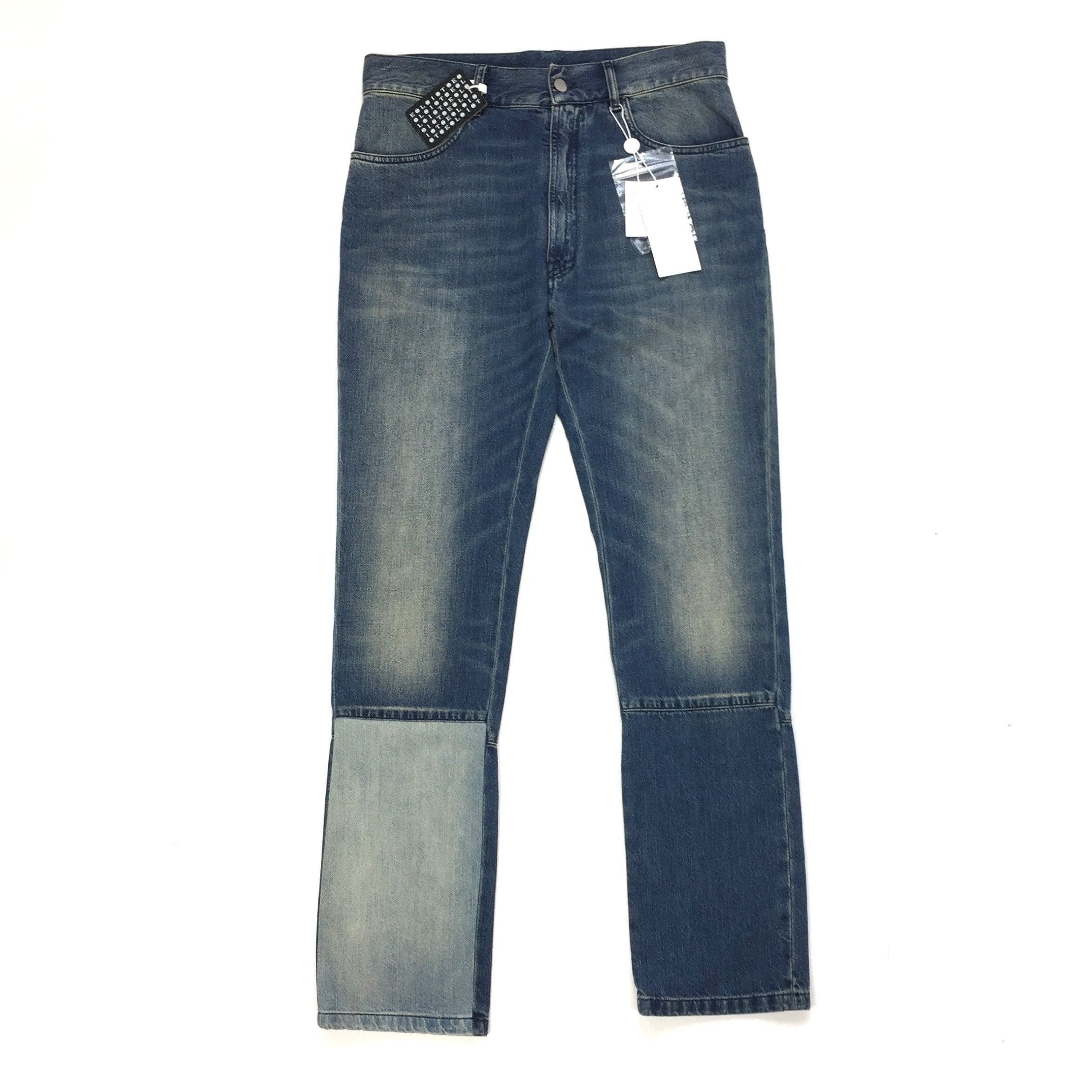 Maison Margiela Margiela Deconstructed Patchwork Denim Jeans NWT Size US 33 - 1 Preview