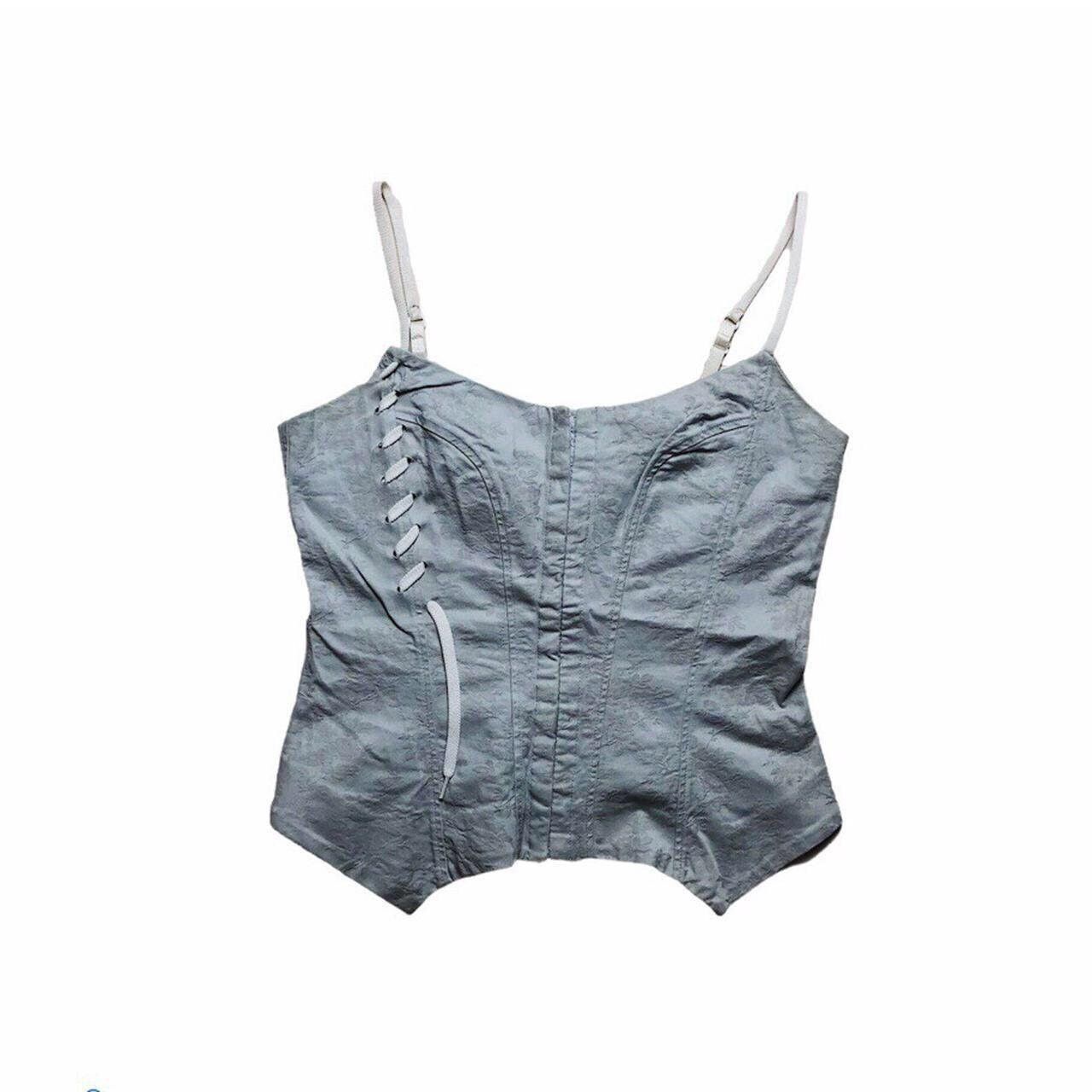 Cop Copine The Cop Copine Light Grey Corset Size ONE SIZE - 1 Thumbnail