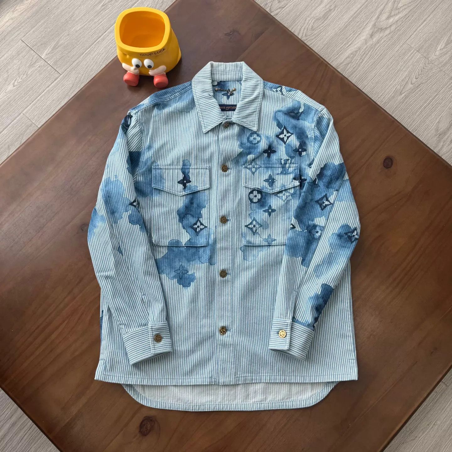 Louis Vuitton LV Ink Wash Shirt Jacket L Size US L / EU 52-54 / 3 - 1 Thumbnail