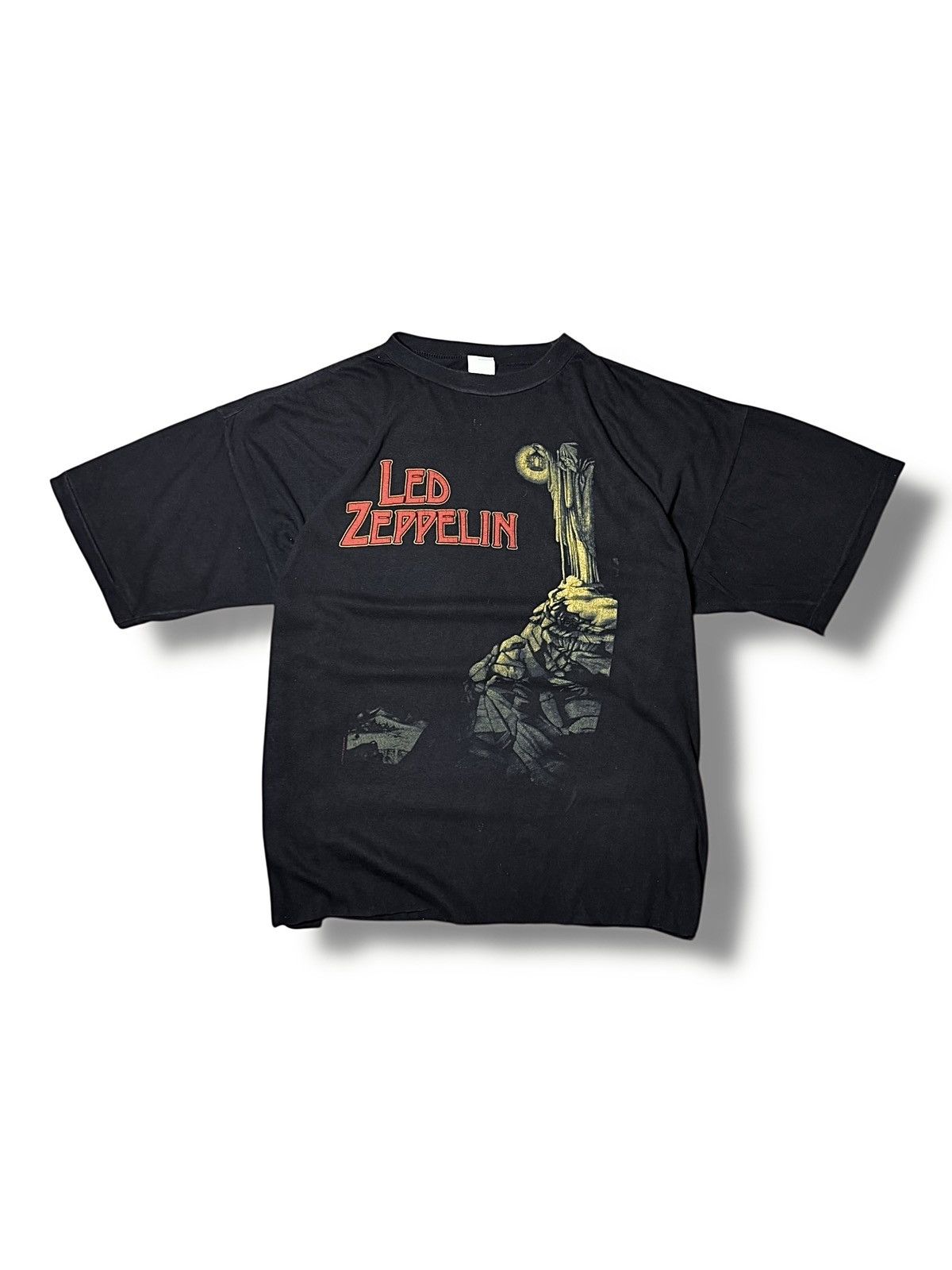 Band Tees Vintage Led Zeppelin Stairway To Heaven T-Shirt Metal Rock Size US XL / EU 56 / 4 - 1 Thumbnail