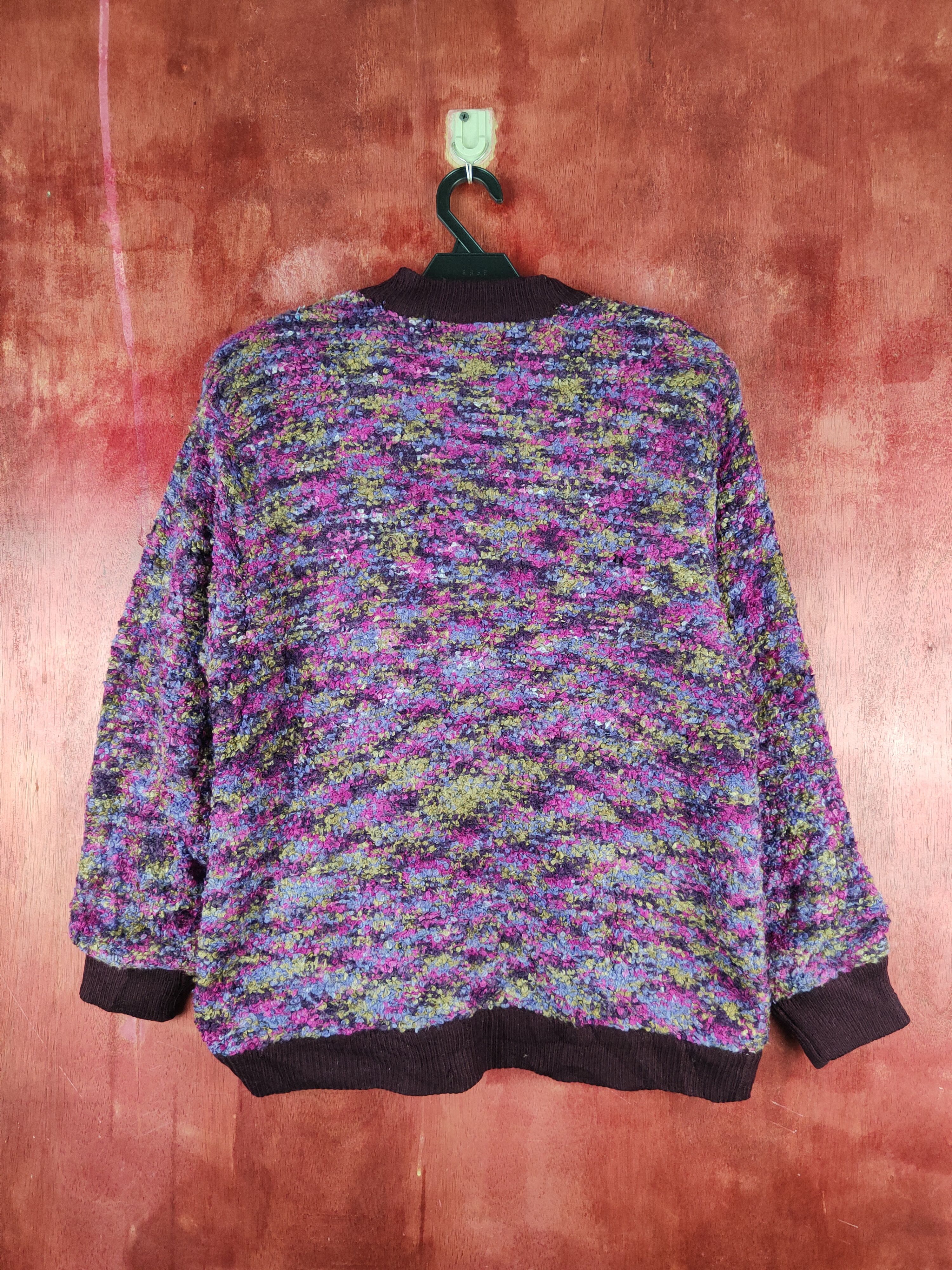 Japanese Brand Japanese Brand Dark Purple Knitwear Cardigan #S2350 Size M / US 6-8 / IT 42-44 - 7 Thumbnail