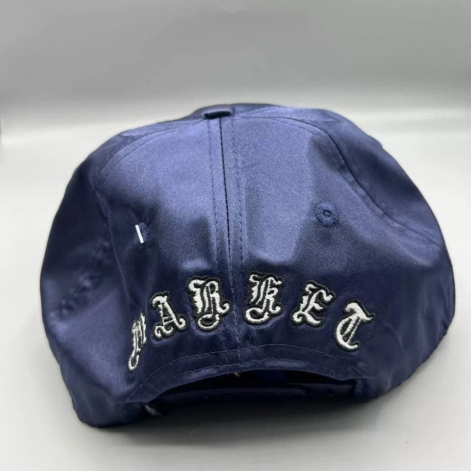 Market Market x Smiley Logo Hat Men Navy Blue Snap Back Cap New Size ONE SIZE - 5 Thumbnail