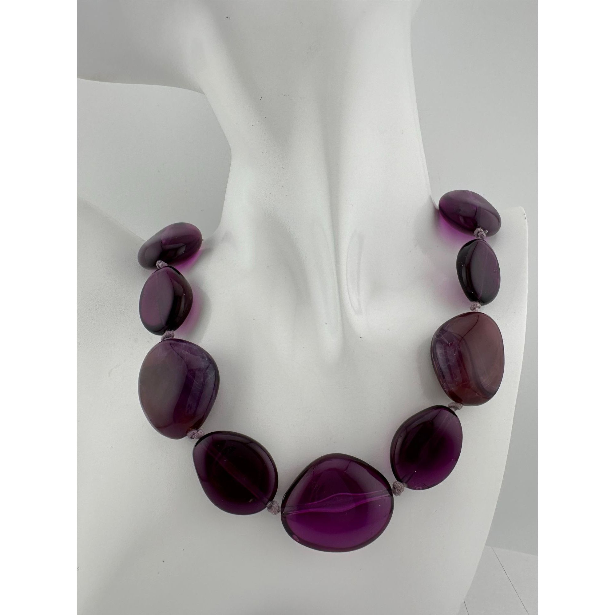 Other Women's Chunky Purple Necklace with Clasp Size ONE SIZE - 5 Thumbnail
