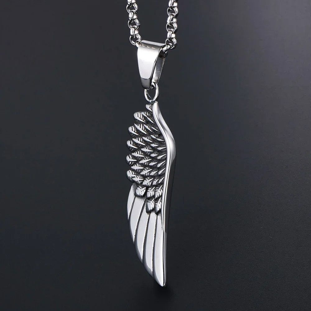 Other Feather Angel Wing Pendant Necklace Size ONE SIZE - 1 Thumbnail