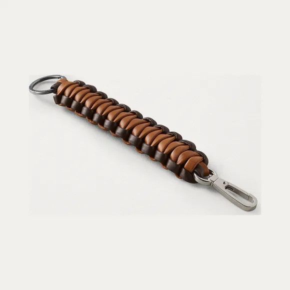 Bottega Veneta o1w1db10325 Size: OS / Key Ring in Dark Chocolate/Brown Size ONE SIZE - 1 Thumbnail