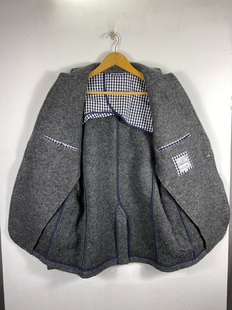 Japanese Brand mitsumine japanese brand hairy wool jacket Size US L / EU 52-54 / 3 - 5 Thumbnail