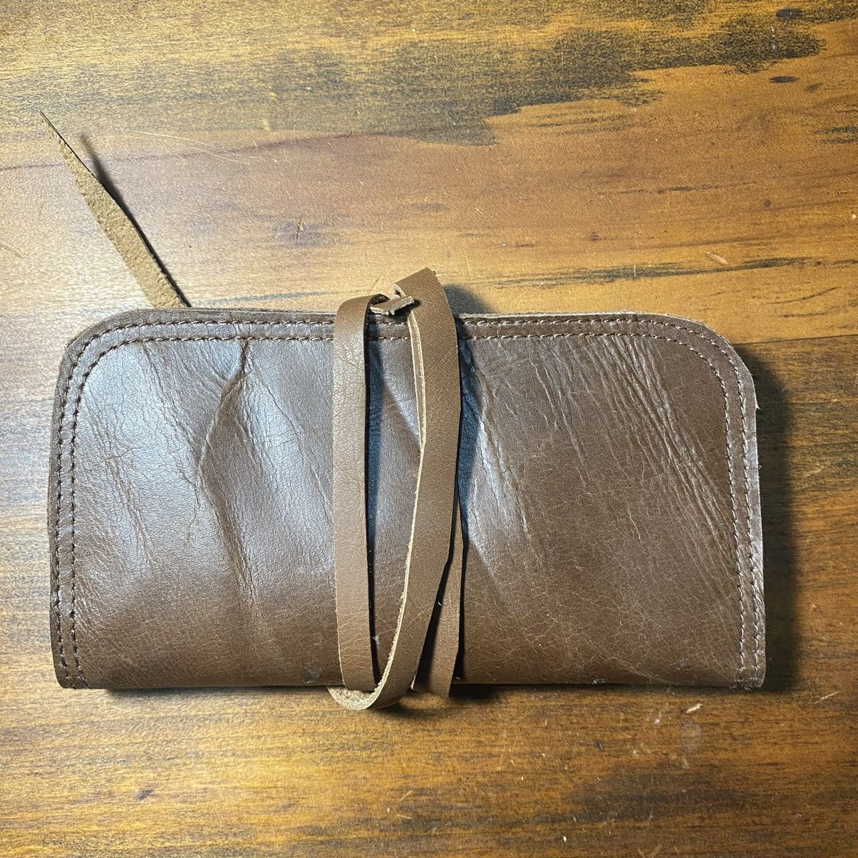 Handmade NWOT Tobacco Pouch Genuine Leather Size ONE SIZE - 4 Thumbnail