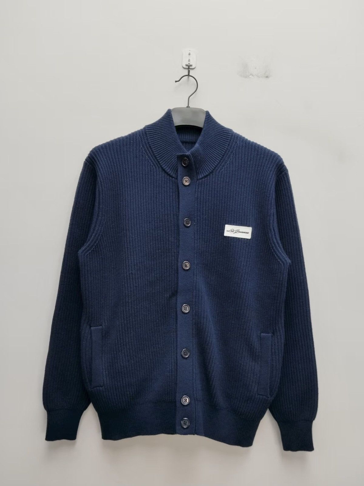 Other Los Jovenes Navy Knit Tag Button Up Sweater Size US S / EU 44-46 / 1 - 1 Thumbnail