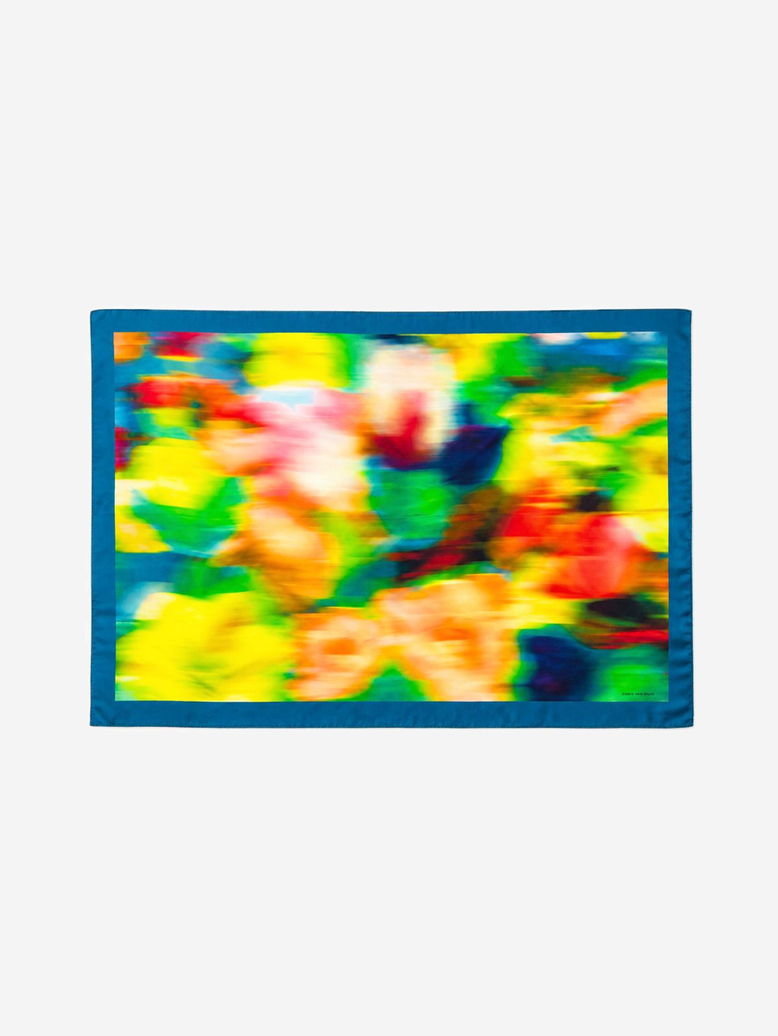 Dries Van Noten Multicolour artisan-dyed silk scarf Size ONE SIZE - 1 Thumbnail