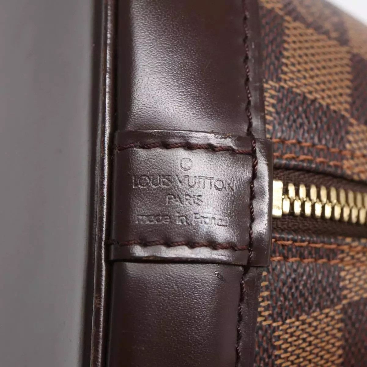 Louis Vuitton LOUIS VUITTON Damier Ebene Alma Hand Bag Size ONE SIZE - 8 Thumbnail