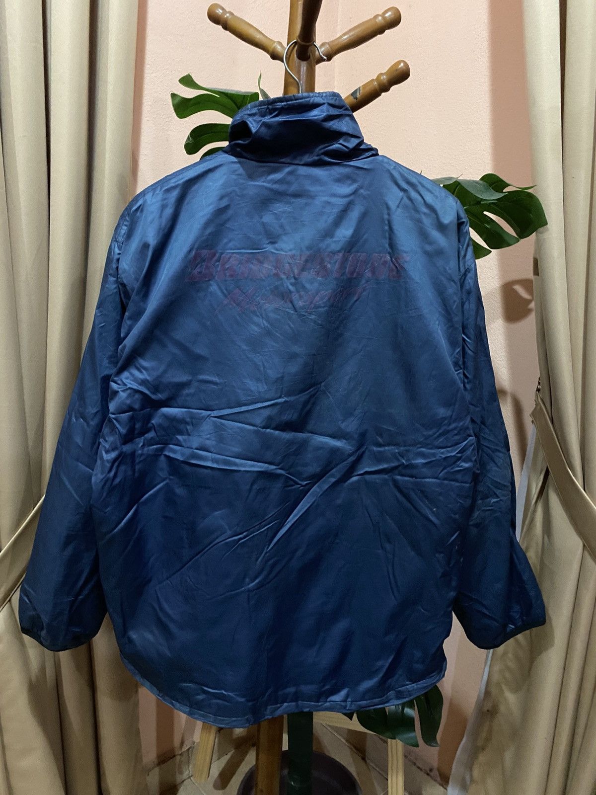 Vintage Vintage Bridgestone Motorsport Nylon Pullover Jacket Size US M / EU 48-50 / 2 - 7 Thumbnail
