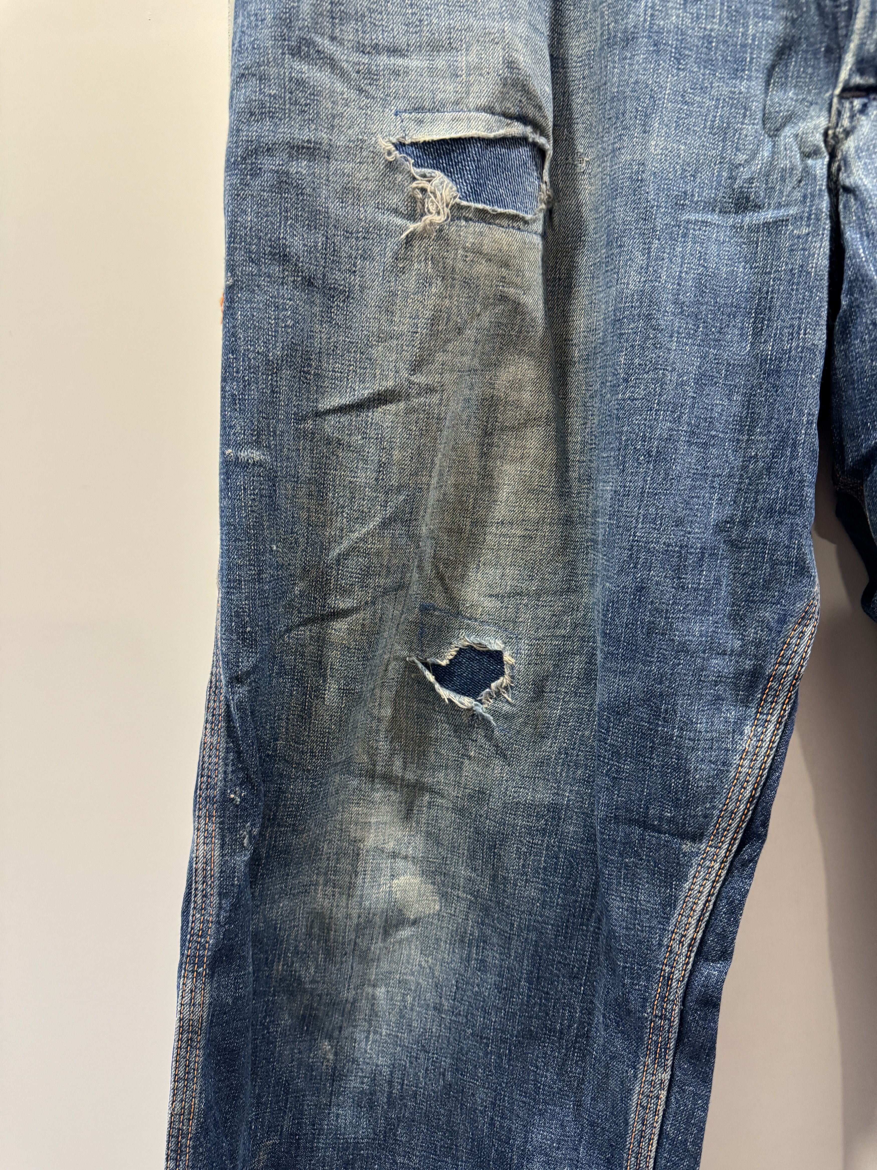 Vintage 60's Big Mac Carpenter Distressed Jeans Size US 34 / EU 50 - 4 Thumbnail