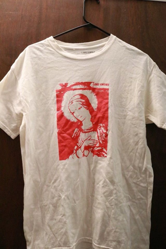 image of G59 Records x Lxrdknows Lordknows Hell Mary in White, Men's (Size Medium)