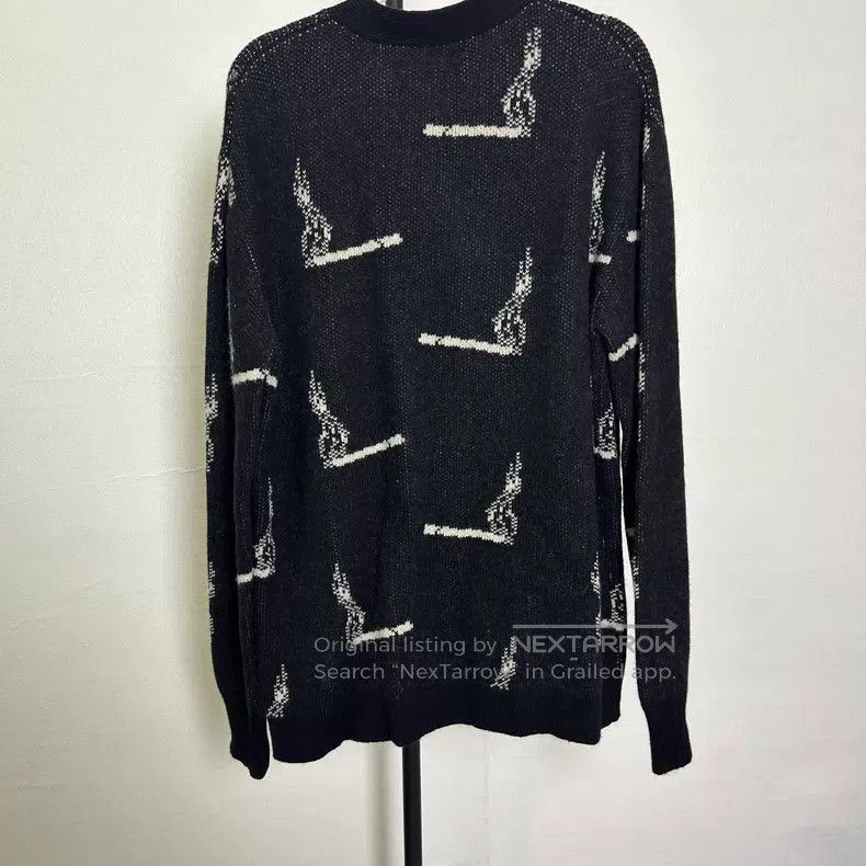 Amiri Amiri Size XS sweater with cigarette butt pattern Size US XS / EU 42 / 0 - 5 Thumbnail