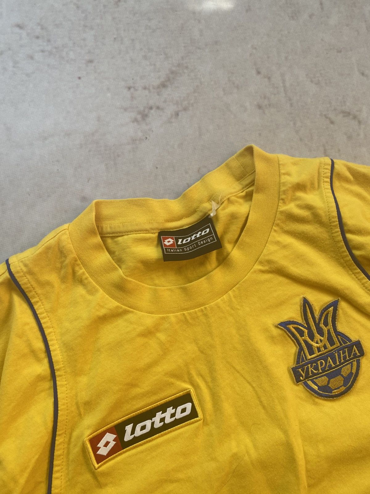 Lotto Sport × Vintage Lotto Ukraine 2006 Vintage Soccer Jersey Away Football Shirt Size US L / EU 52-54 / 3 - 5 Thumbnail