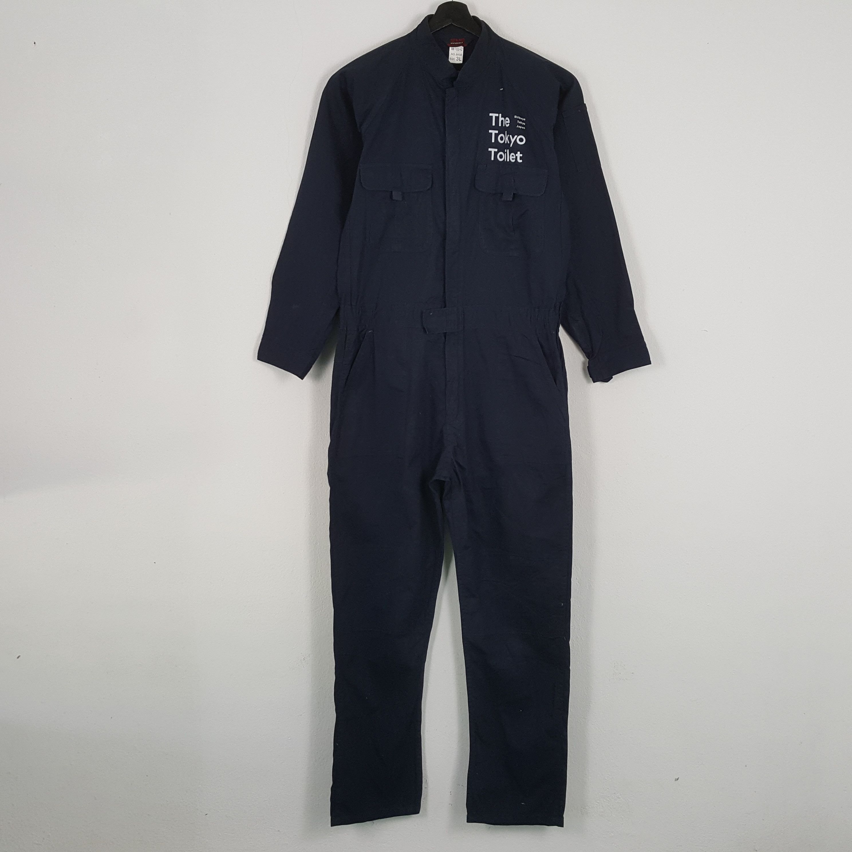 Vintage THE TOKYO TOILET Workwear Custom Art Coverall Jacket Size US L / EU 52-54 / 3 - 4 Thumbnail