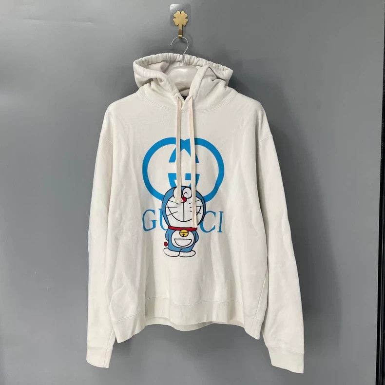 Gucci Gucci Doraemon Gucci co-branded embroidered letter hoodie 2 Size US L / EU 52-54 / 3 - 1 Thumbnail