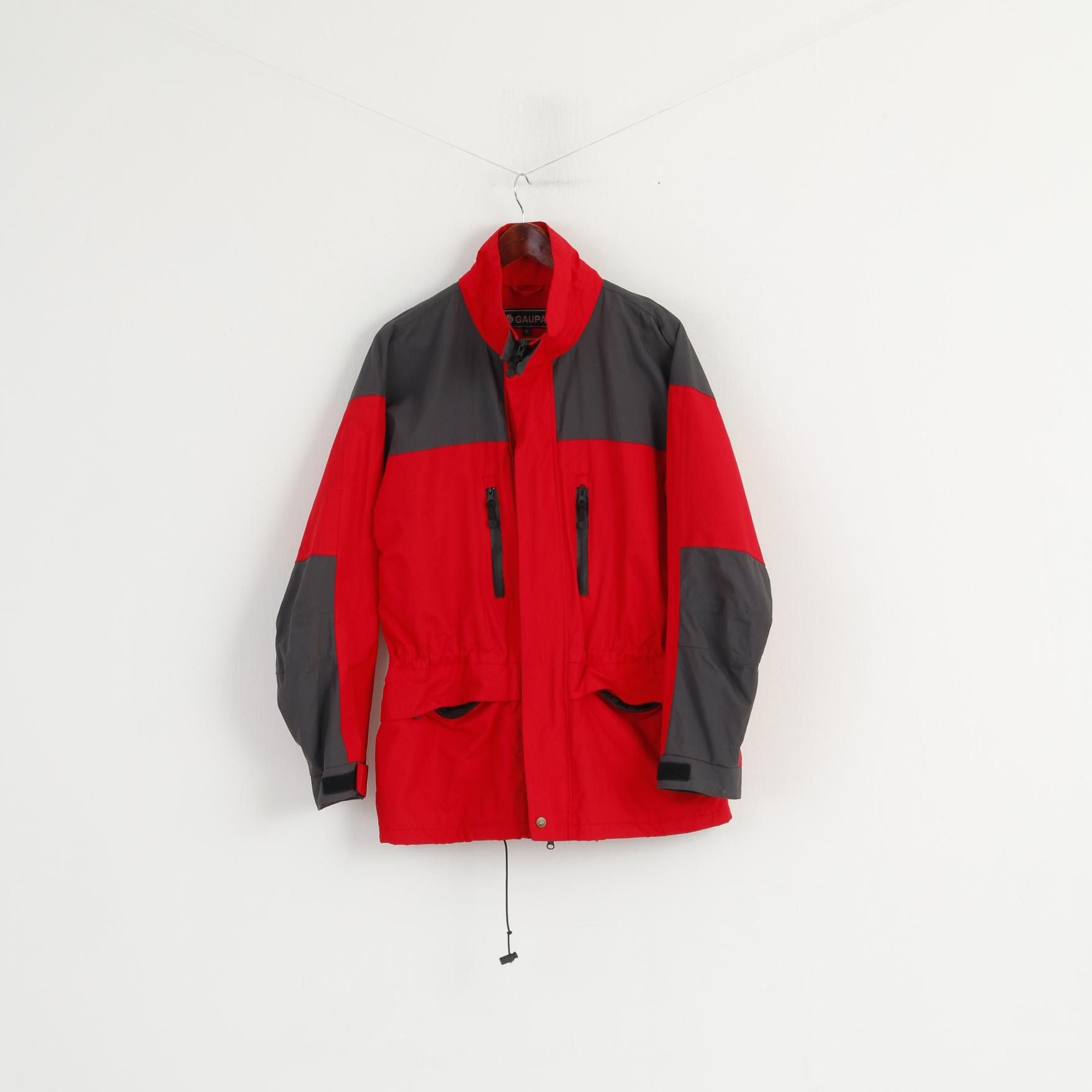 Vintage GAUPA Men M Jacket Red Nylon Outdoor 6807 Size US M / EU 48-50 / 2 - 2 Thumbnail